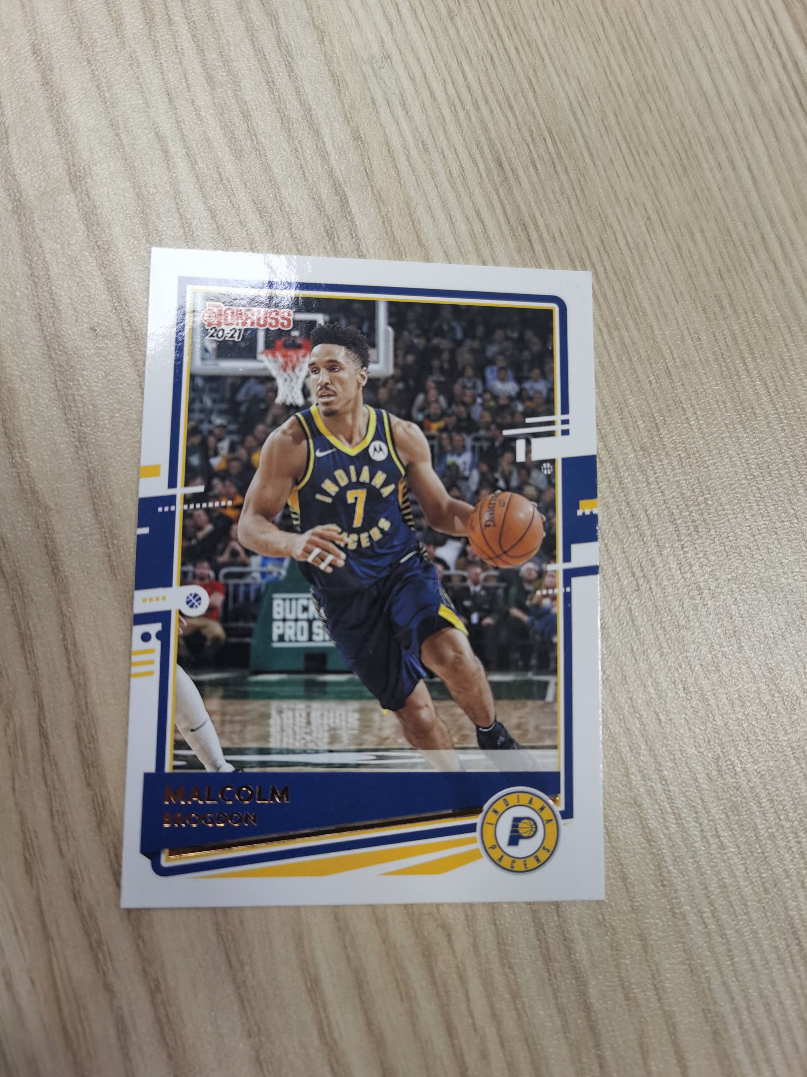 2020-21 Panini Donruss Malcolm Brogdon 2020-21 马尔科姆·布罗格登 杜蕾斯 2017赛季最佳新秀及新秀一阵 180俱乐部成员 凯尔特人步行者 极具收藏价值