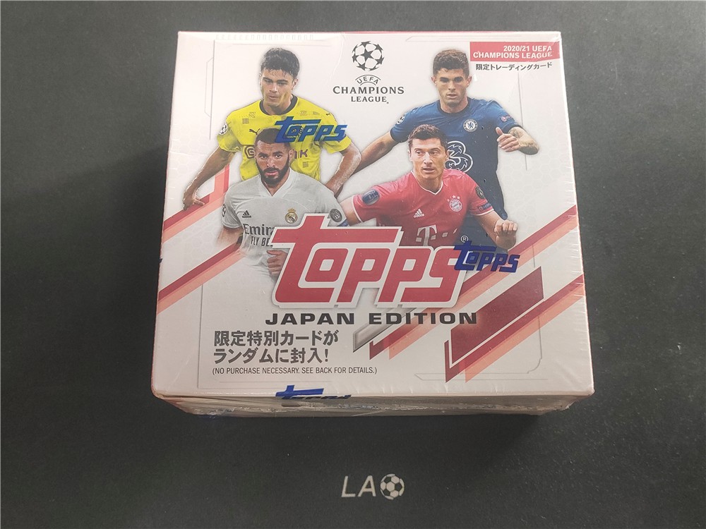 【LA足球】2021 Topps Chrome 欧冠 日版 元年 原盒 每盒70张卡 25张带编 搏 1/1爆金 5编 红折 贝林厄姆 穆