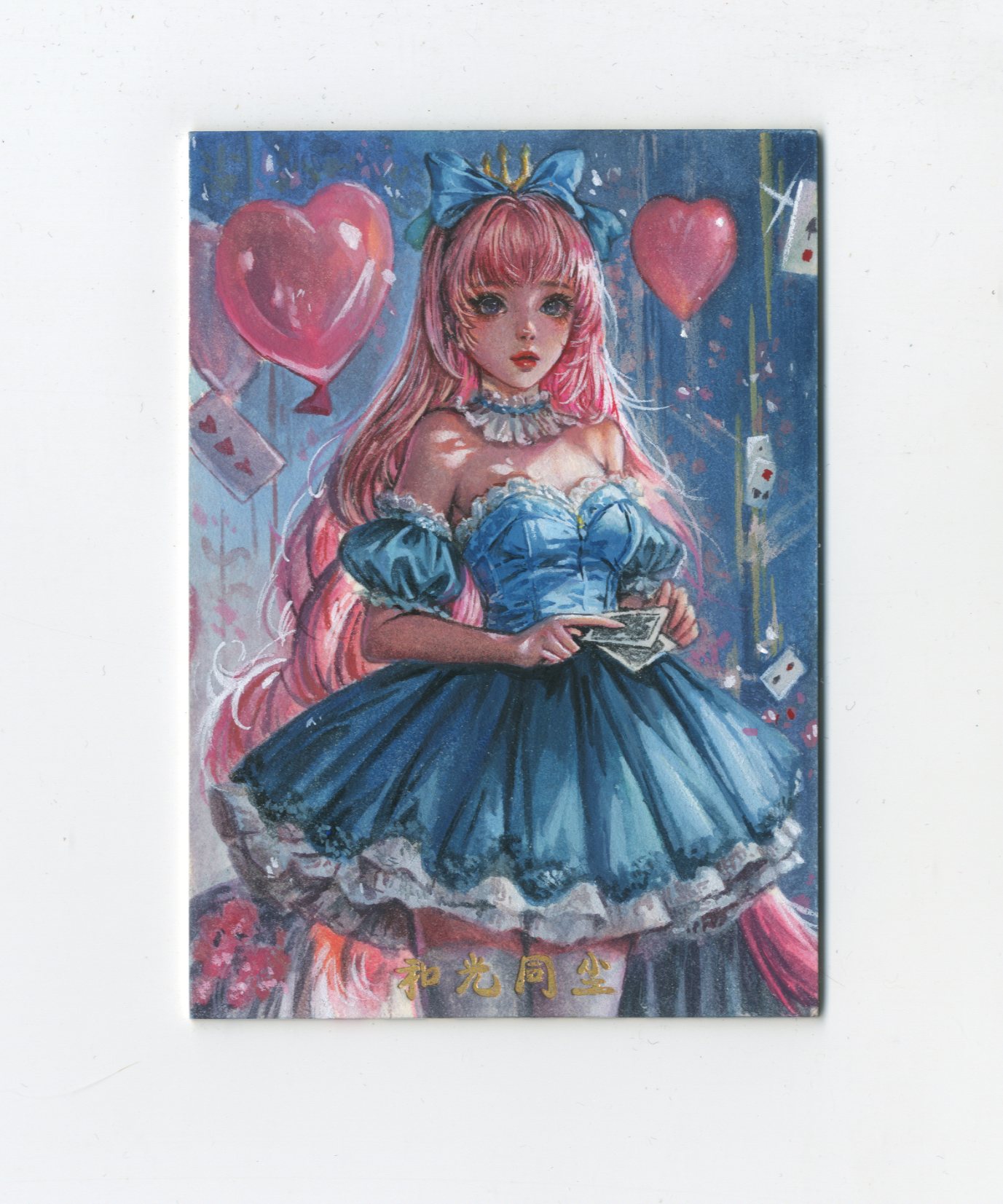 【Jackie杰基拍卖】和光同尘工作室 神奇马戏团系列 二次元妹子 丙烯 手绘卡 1/1 画师: 希雅 (迷路)