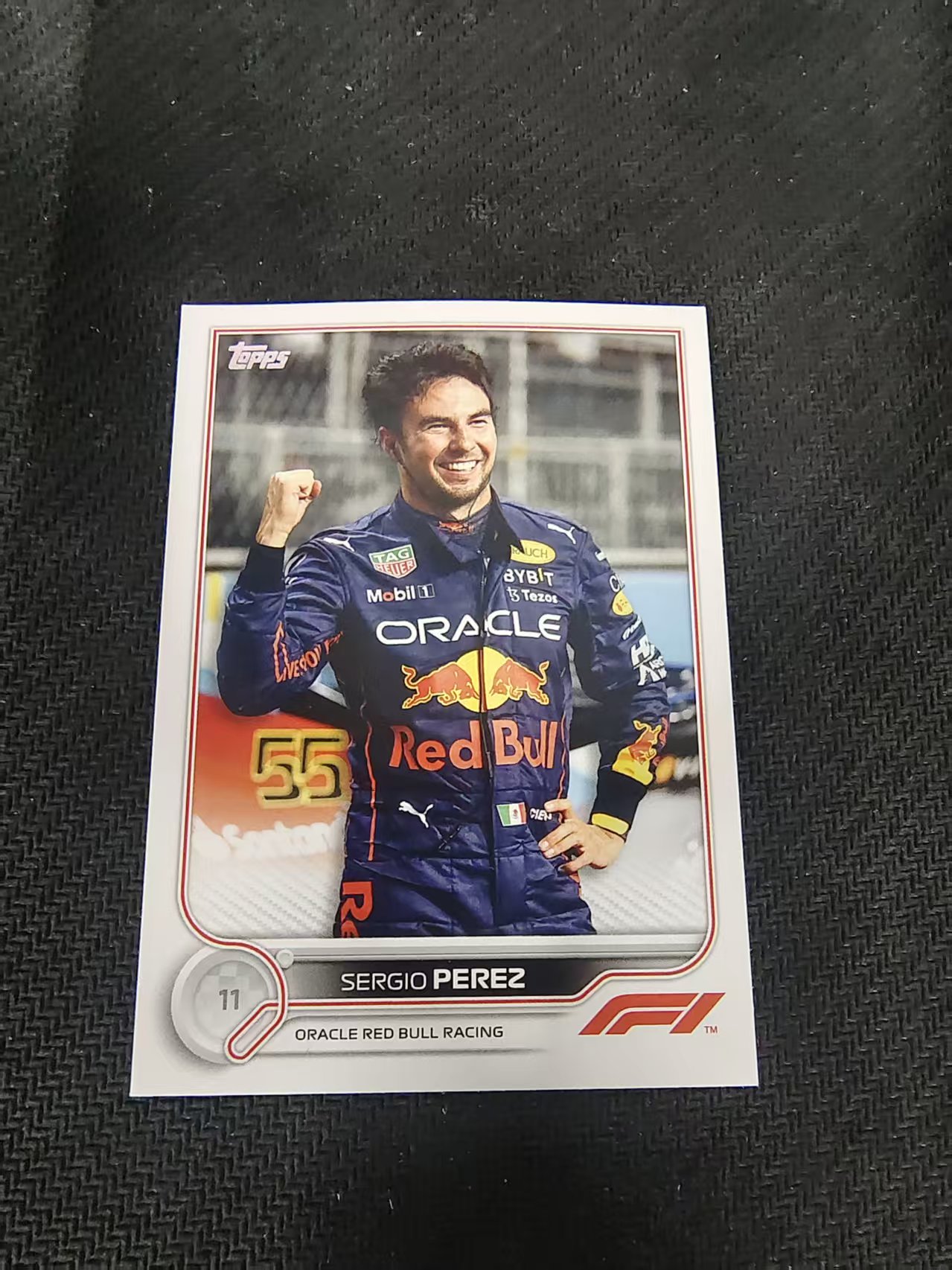 【汽水拍卖】2022 Topps Chrome F1 Sergio Perez 塞尔吉奥 佩雷兹 红牛车队 划痕 边角瑕疵 @22