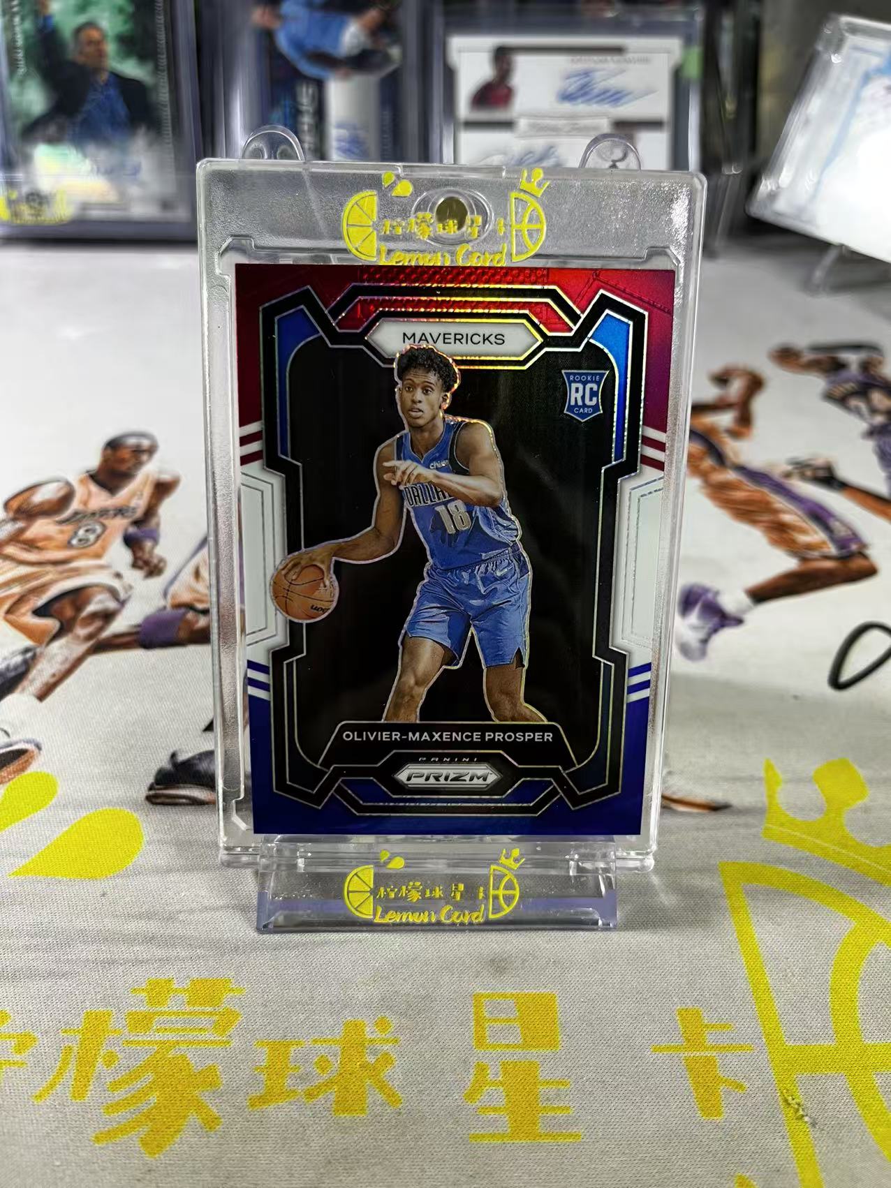 2023-24 Panini Prizm Olivier Maxence Prosper 【柠檬球星卡拍卖】独行侠 马克桑斯 普罗斯珀 新秀 RC 三色折 折射 pz 微瑕如图 #不语