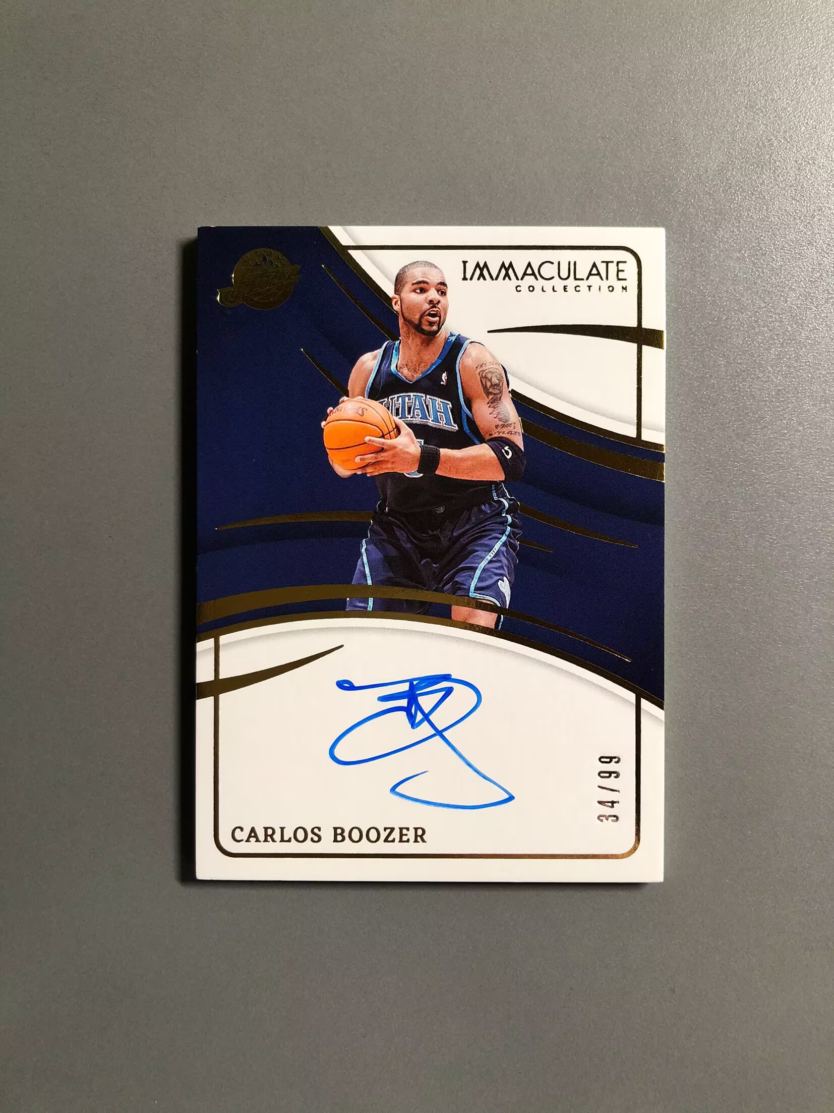 2023-24 Panini Immaculate Carlos Boozer 卡洛斯·布泽尔 犹他爵士 签字 卡签 99编 实卡好看 卡品如图 可累计 KH029【诚接代卖】