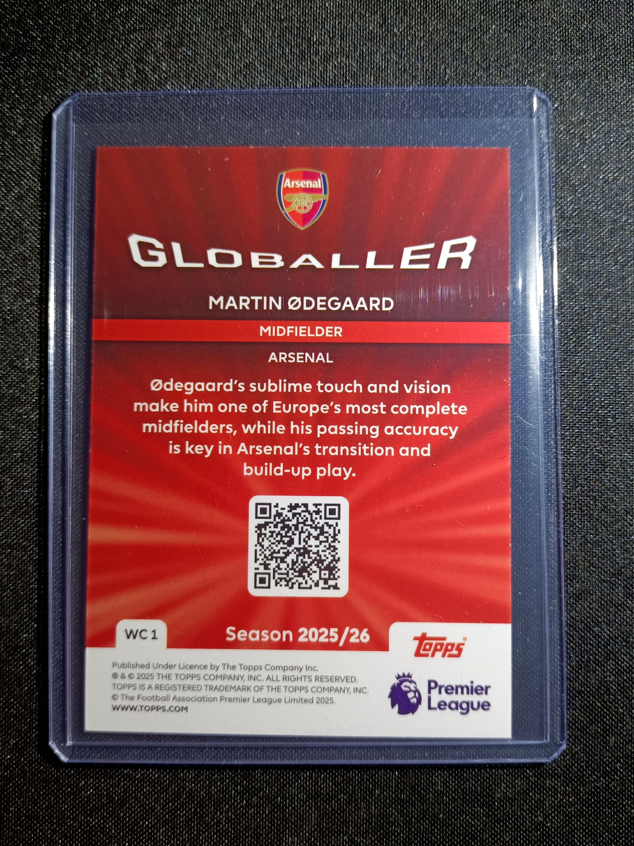 2025 333一直免费代卖 High Topps Martin Odegaard 特卡 折射 马丁 奥德加 厄德高 阿森纳 英超大铁盒独占 ...