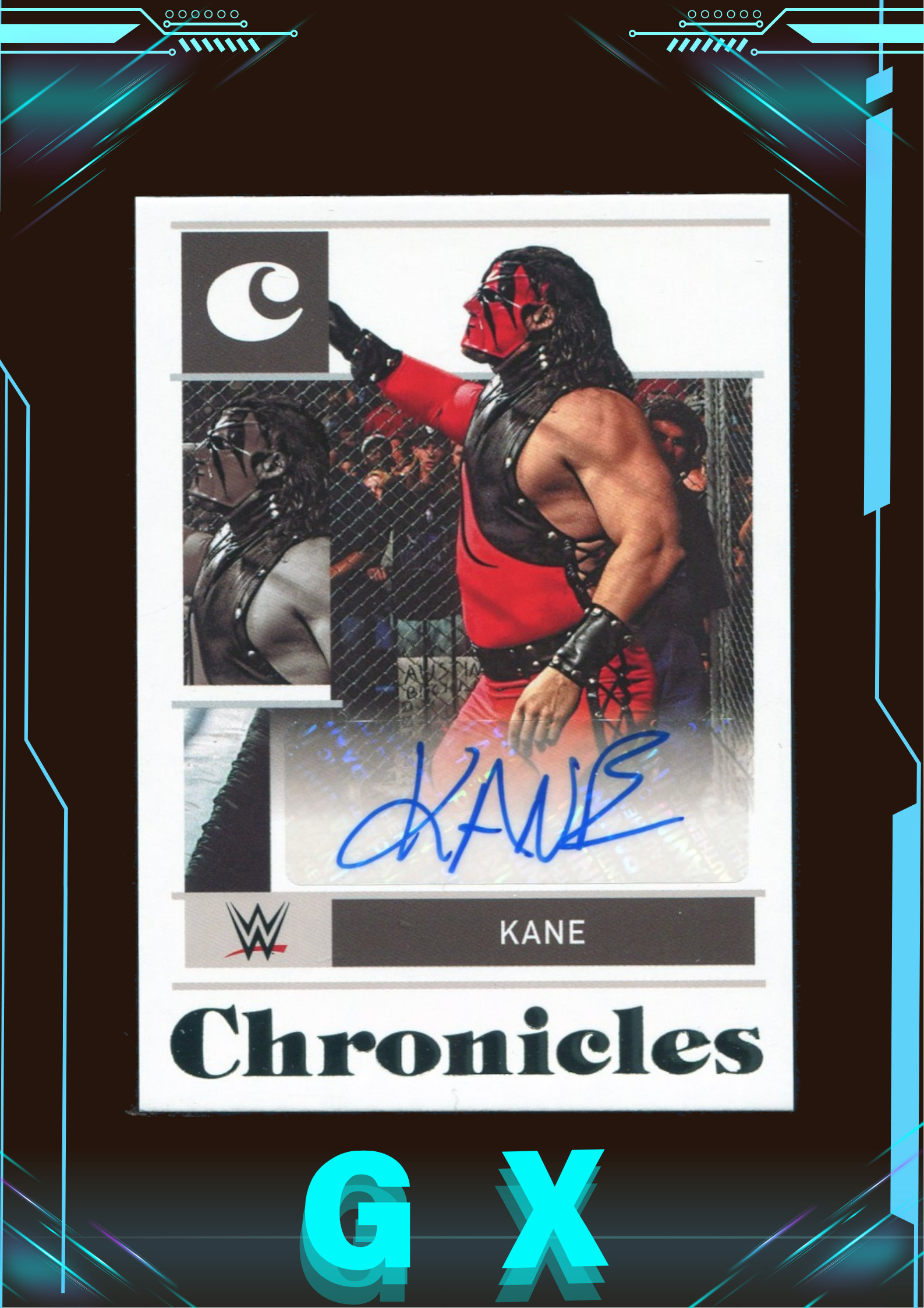 2022 Chronicles WWE 凯恩 Kane 签字 !【SKKK钩玄卡店】BY