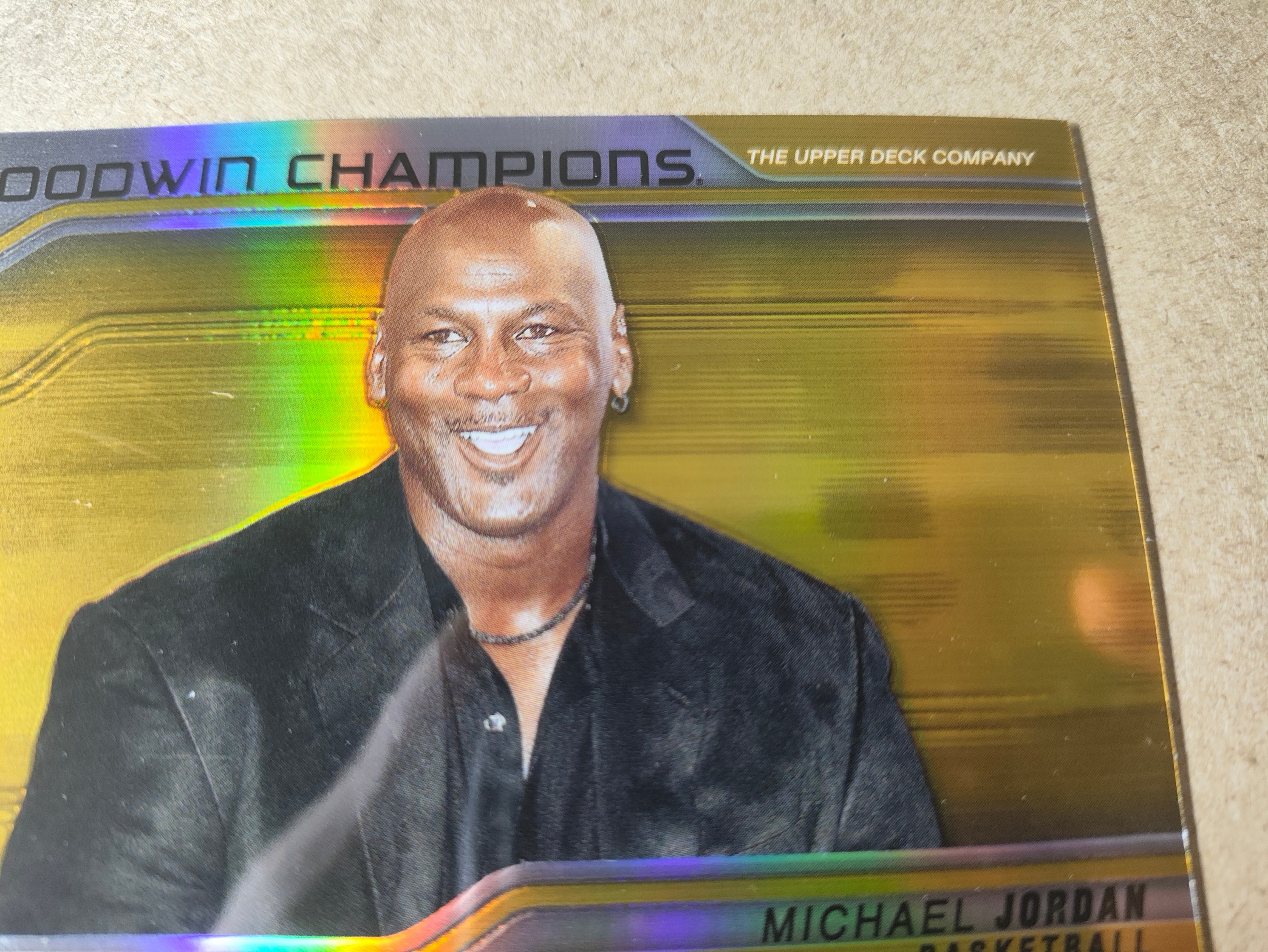 2023 Upper Deck Goodwin Champions Michael Jordan 古德温 冠军 迈克尔 乔丹 金折 折射 横版 西装选图 芝加哥公牛 篮球之神 中文 卡品如图 收藏必备