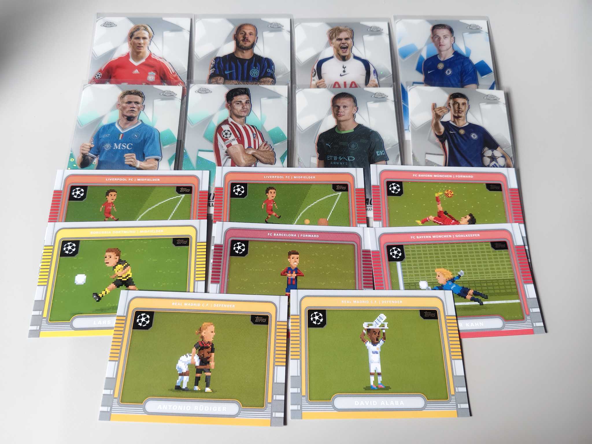 【佩妮拍卖】2025-26 topps ucc 欧冠 haaland 曼城 哈兰德 阿尔瓦雷斯 帕尔默 吕迪格 阿拉巴 莱万 一图打包lot121 拍前请阅读描述 许哥0120