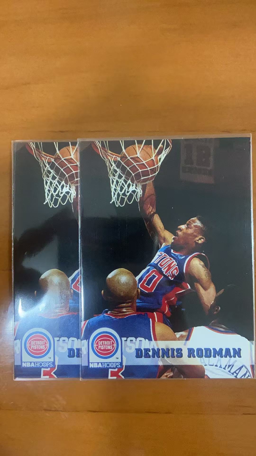 1993 SkyBox Americana Dennis Rodman 活塞 坏孩子 大虫 罗德曼 七届篮板王!五届总冠军!绝版卡!75大巨星 非常稀有 2张打包 lot硬通货 卡品精美 凑套必备