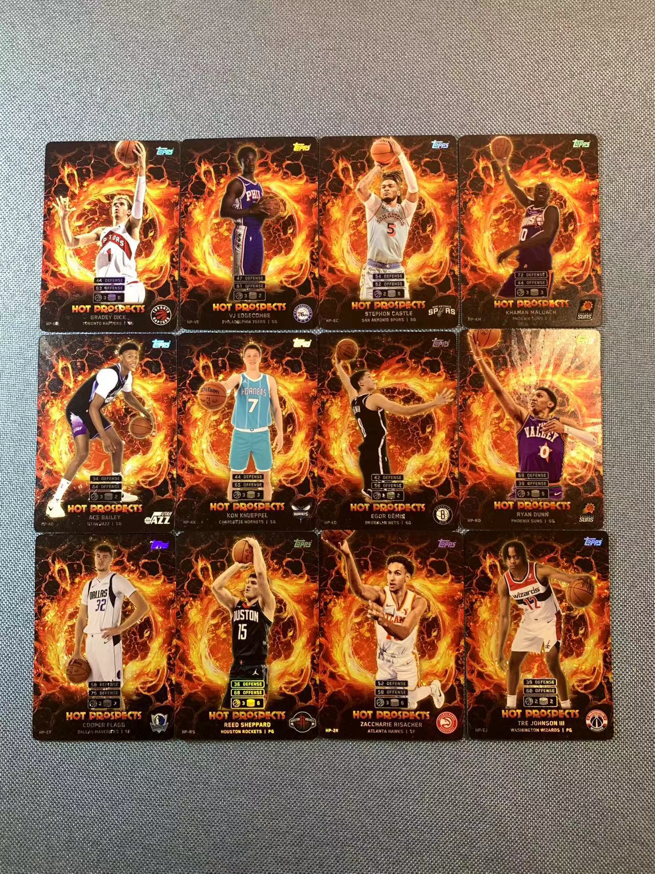 (詹叔代拍)2025-26 topps attax 游戏版 卡游联名 谢泼德 米勒 戴克 萨尔等 折射 特卡 折射 一图多张打包 顺丰寄付 i3
