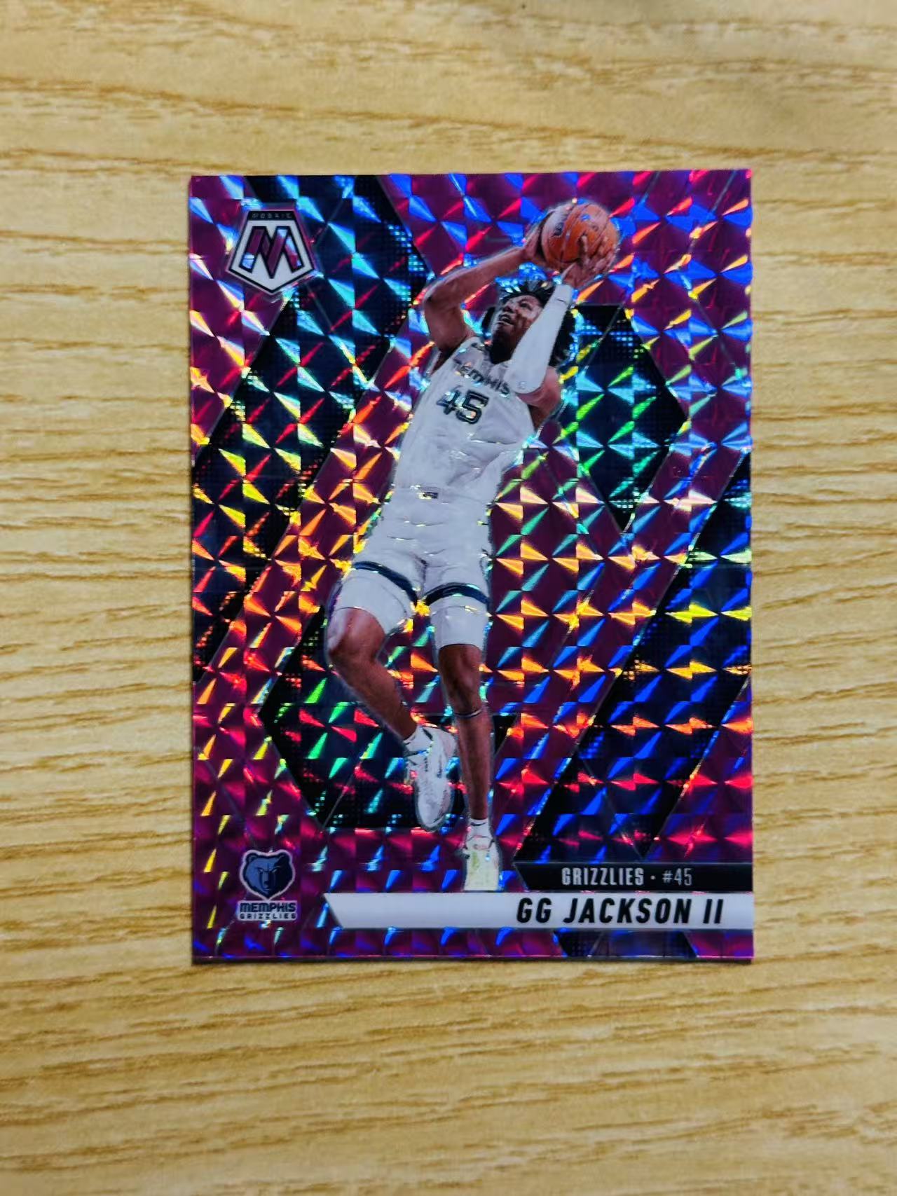 2024-25 Panini Mosaic G.G. Jackson 嘿嘿代卖 马赛克 GG 杰克逊 紫折 175编 灰熊 收藏必备