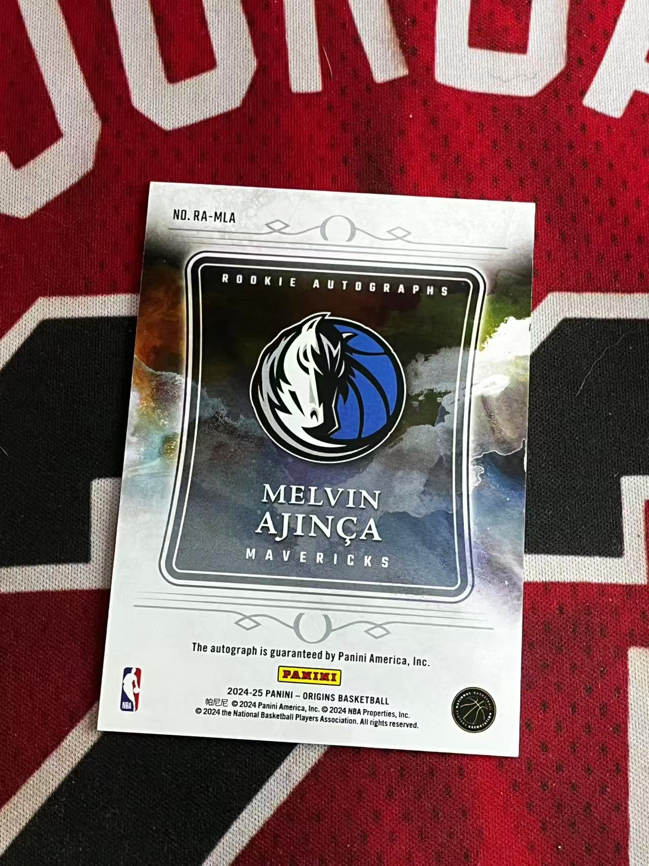 【接寄拍】2024-25 PANINI ORIGINS 起源系列 独行侠 新秀RC 梅尔文阿金萨 签字卡 卡签 新秀签 专收凑套必备【烂臭嘴拍卖】