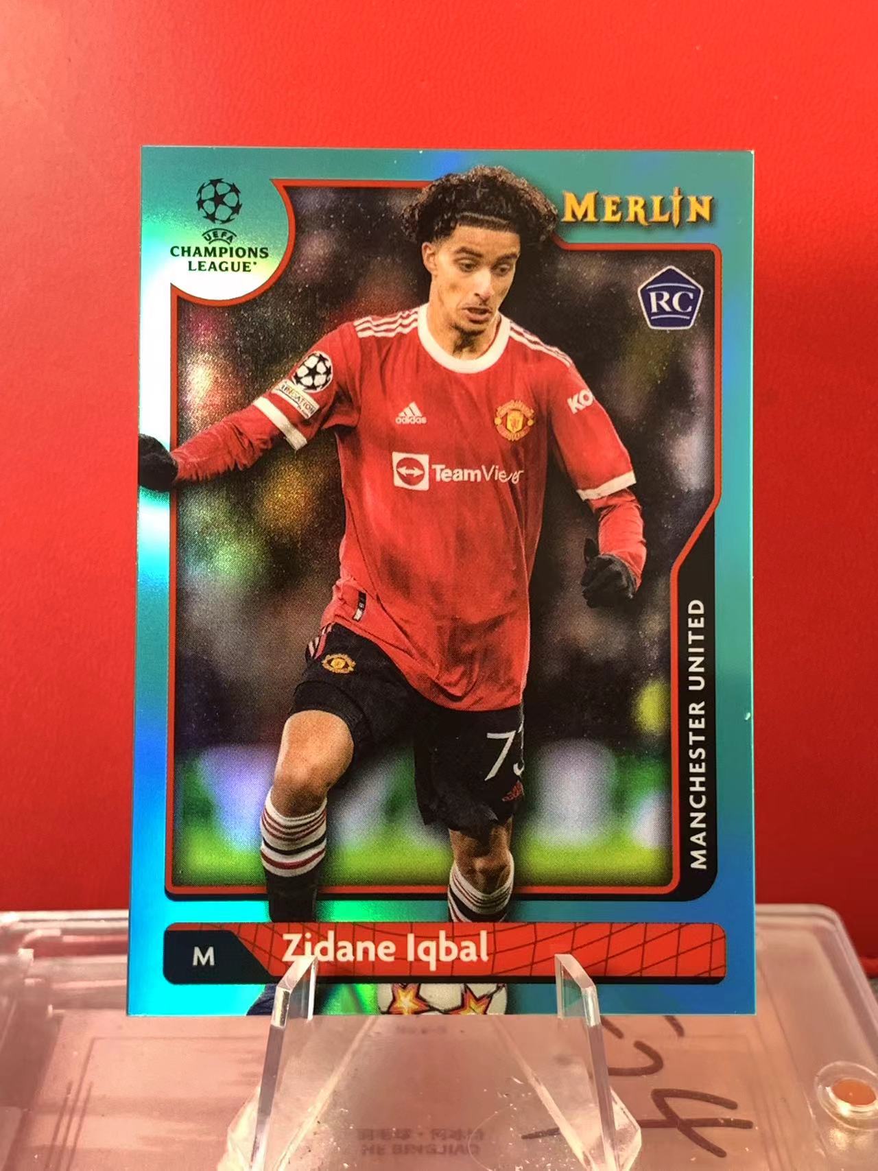 (詹叔代拍)2022 Topps Merlin chrome ZIDANE LQBAL RC 欧冠 梅林 曼联 新秀 齐达内 伊克巴尔 青折 119/199编 顺丰寄付 泰山