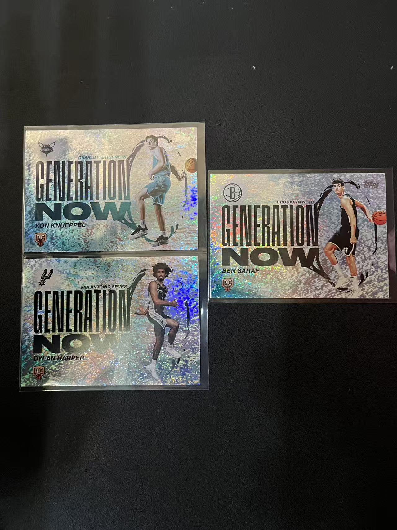 2025 Topps Flagship Kon Knueppel RC 康 克尼普尔 克尼佩尔 迪伦 哈珀 本 萨拉夫 Generation Now 新生代 特卡 碎点折 折射 3张 卡品如图 龙龙龙