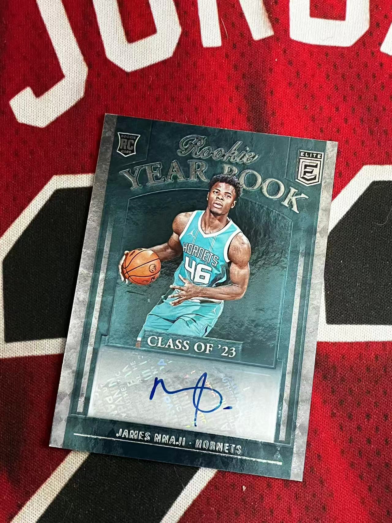 【0手续费接寄拍】2023-24 PANINI DONRUSS ELITE 精英系列 黄蜂 新秀RC 詹姆斯纳吉 签字卡 YEARBOOK签 专收凑套必备【烂臭嘴拍卖】