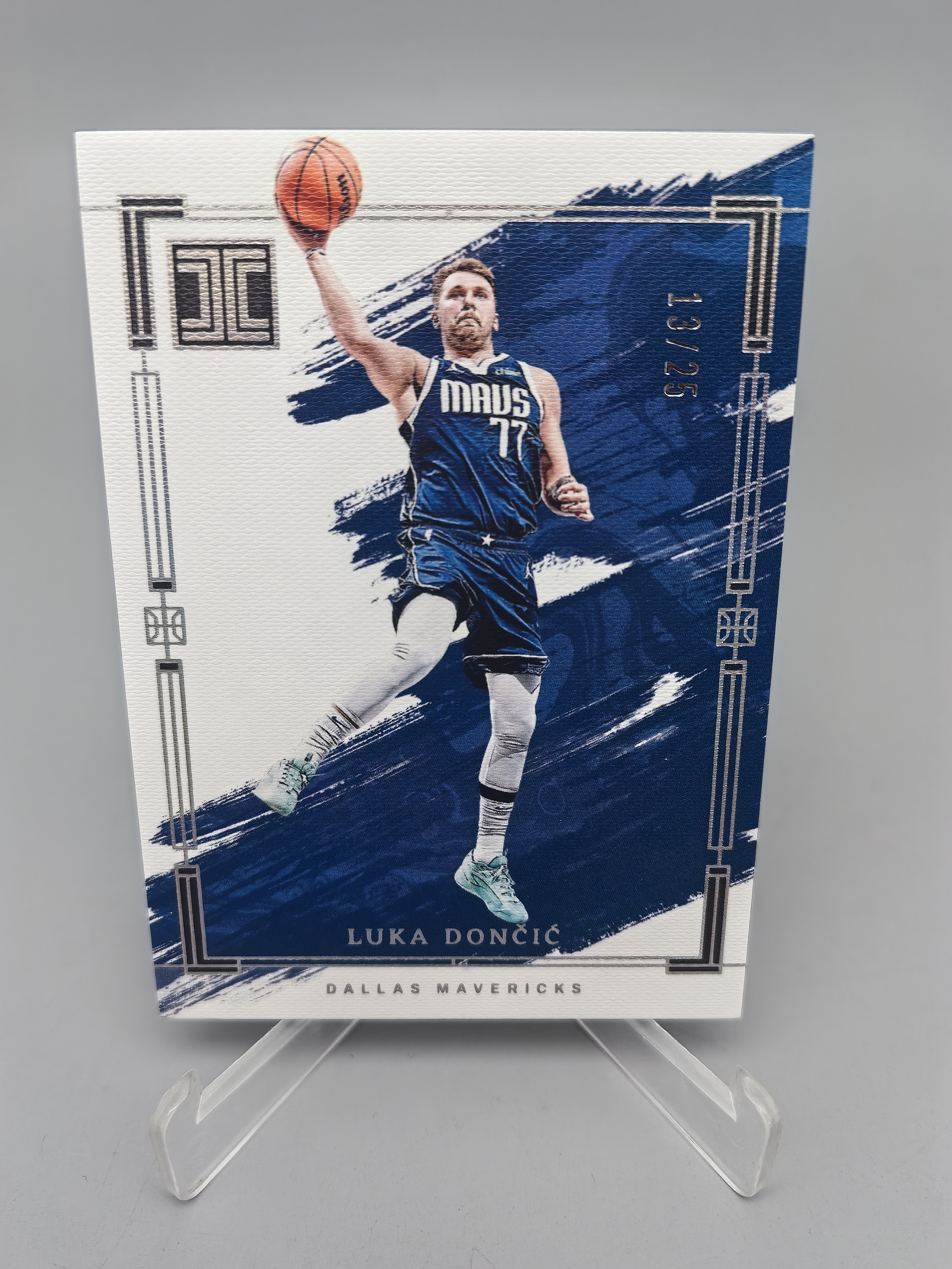 【坚果卡牌代拍】2023-24 Panini Impeccable Luka Doncic 小真金白银 独行侠 卢卡东契奇 限量25编 银字平行 银折 低编箱货配置 ssp 大比例 df1022