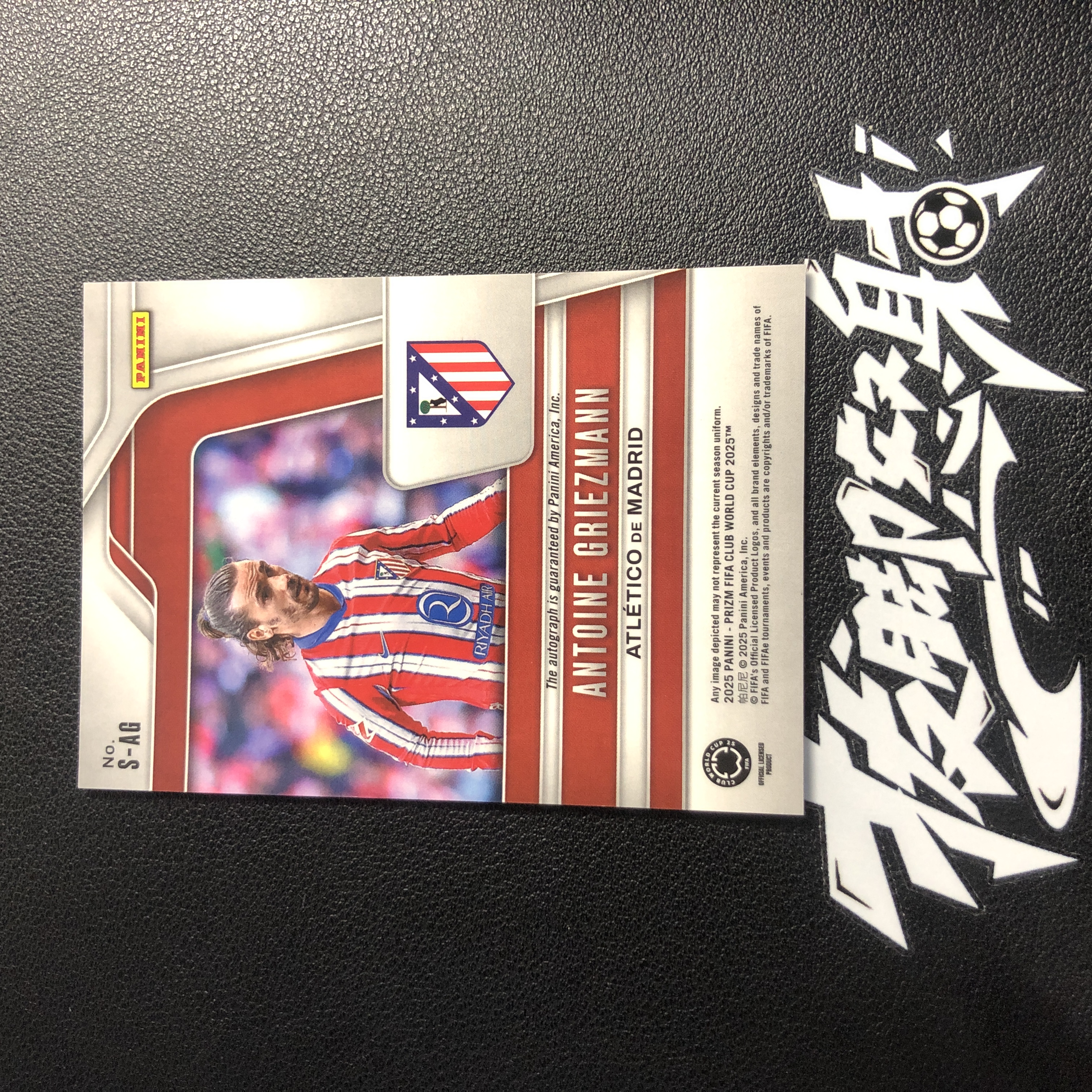 【拔脚代卖】2025 Panini Prizm FIFA Club World Cup世俱杯 Antoine Griezmann 格列兹曼 法国 巴萨 马竞 签字收藏必备 瑕疵如图|拔脚强哥BC3