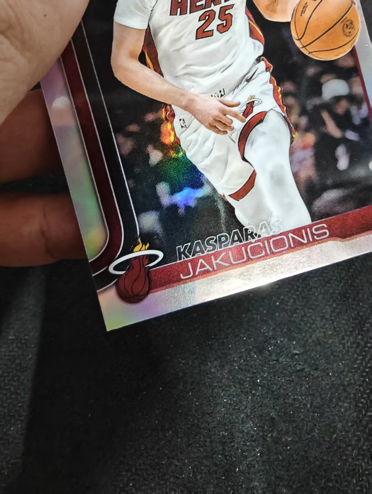 2026 Topps Chrome Update TCU 热火 Kasparas Jakucionis 卡斯帕拉斯 亚库契奥尼斯 新秀RC 银折 瑕疵如图