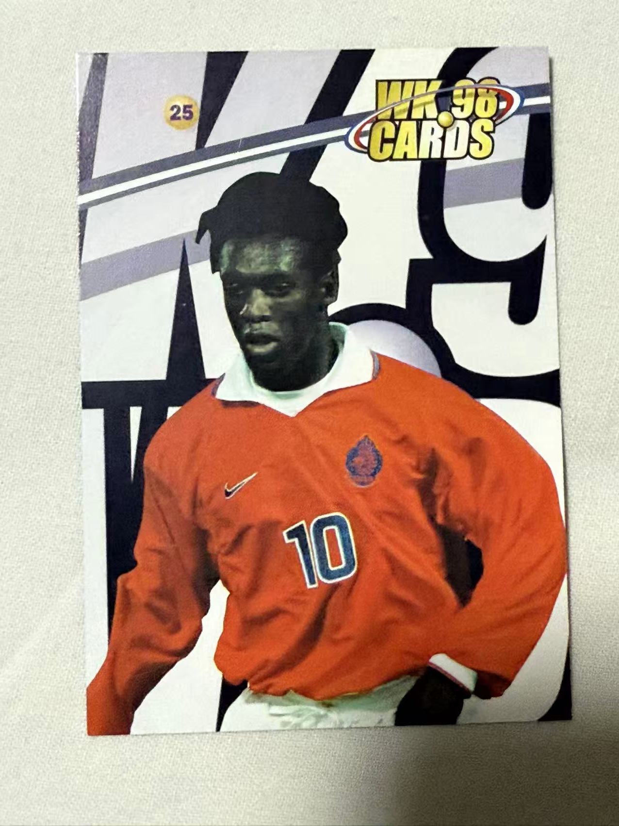 1996 Panini 荷兰国家队 Clarence Seedorf 【mxn拍卖】西多夫 29年老卡 荷兰 AC米兰 国际米兰 皇马 阿贾克斯 桑普多利亚 不发到付