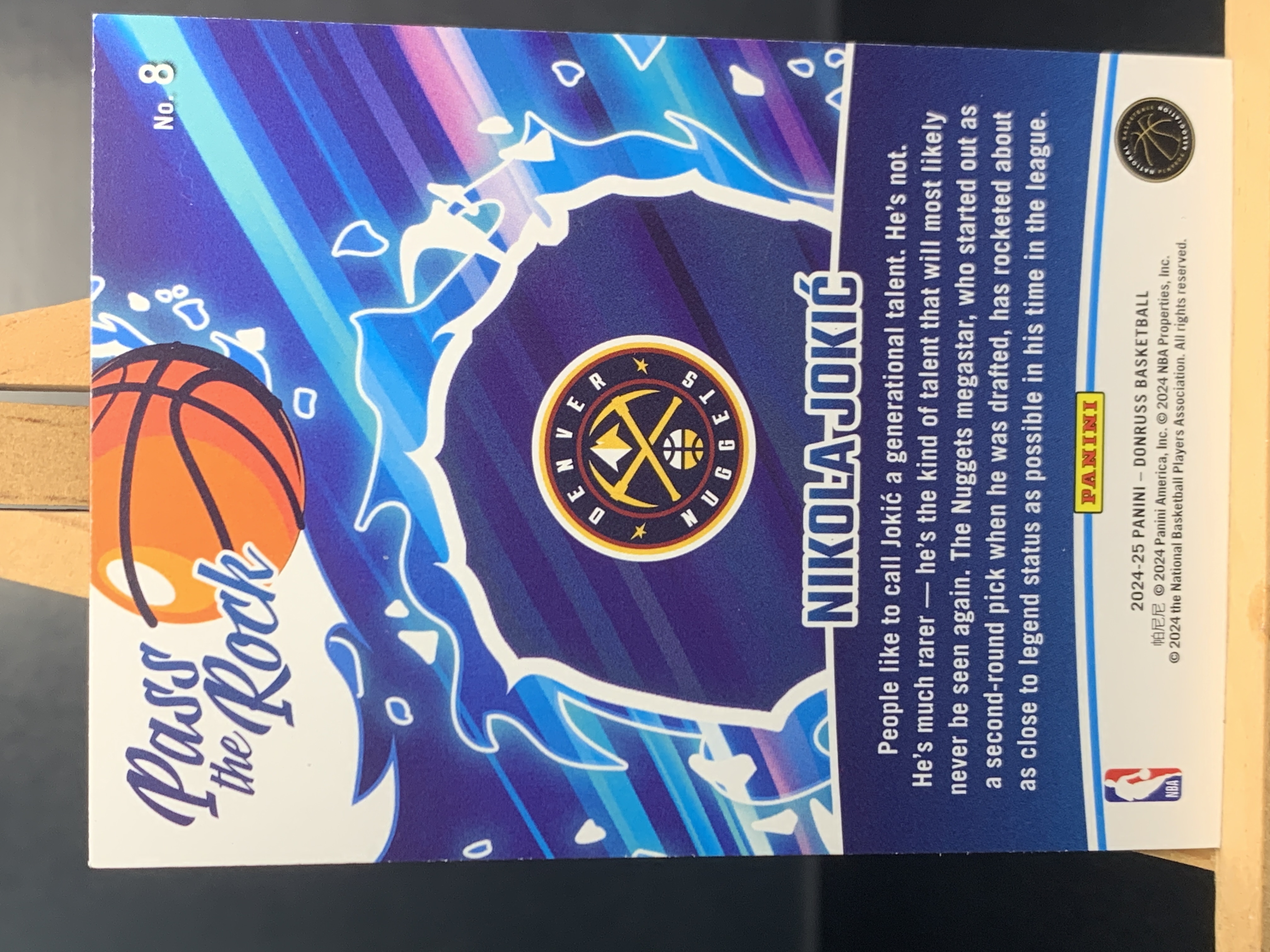 (B1) 2024-25 PANINI 杜蕾斯系列 特卡 约基奇 约老师 掘金 实卡好看 收藏凑套必备 卡品如图 !!!