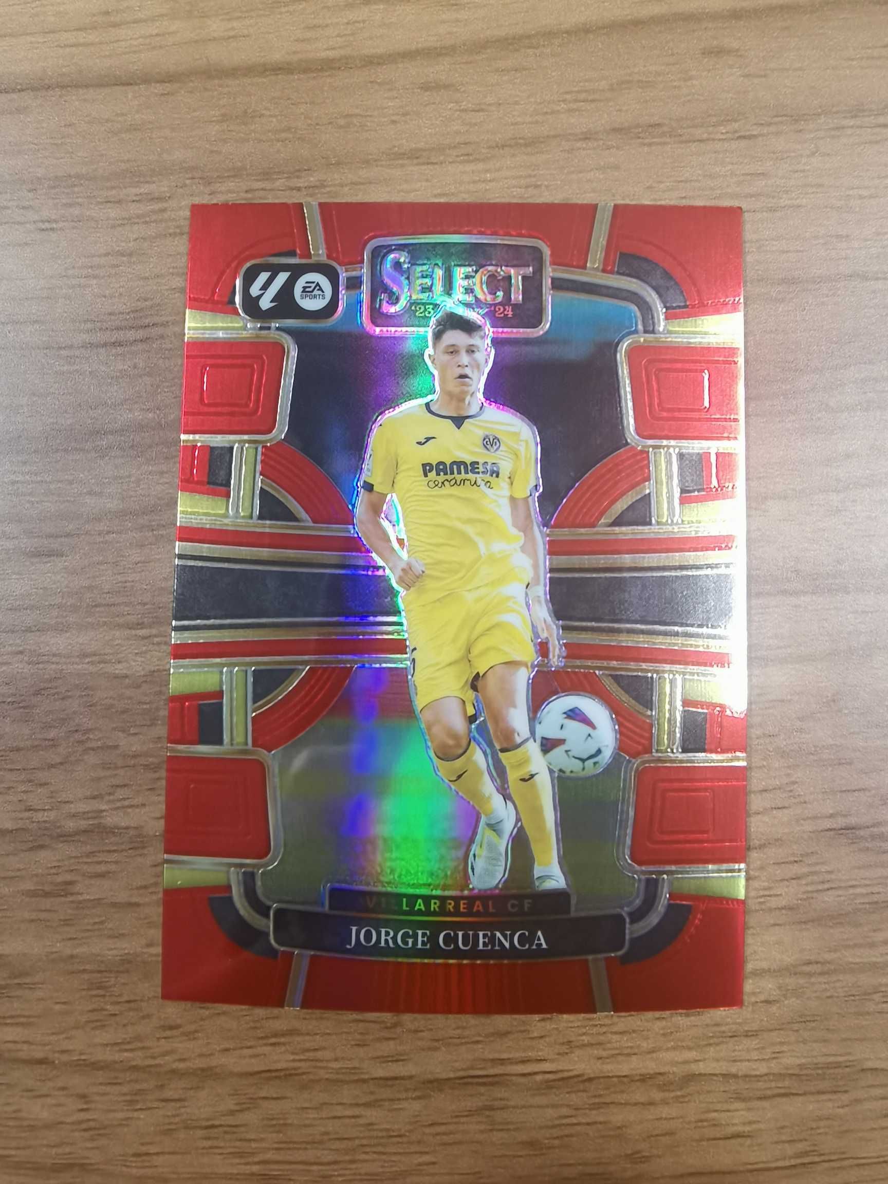 2023-24 Panini Select Jorge Cuenca 西甲 比利亚雷亚尔 昆卡 一级 银折 红折 折射