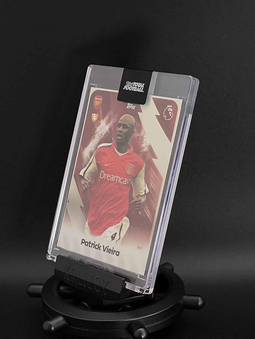 2025-26 Topps Total Football Patrick Vieira 帕特里克・维埃拉 阿森纳传奇 维埃拉 阿森纳 枪手 法国 3/5 编 TTF 原封砖