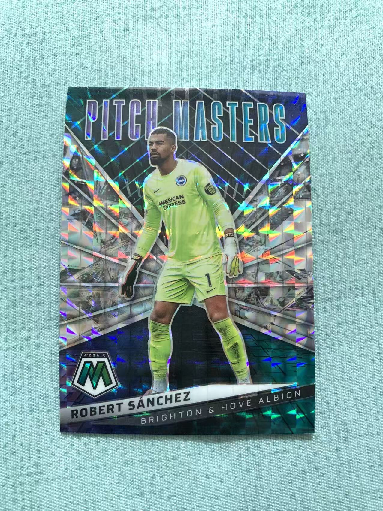 2022-23 Panini Prizm robert sanchez 马赛克 折射 罗伯特 桑切斯 布莱顿 英超PZ 银折 折射 卡品如图 琪琪