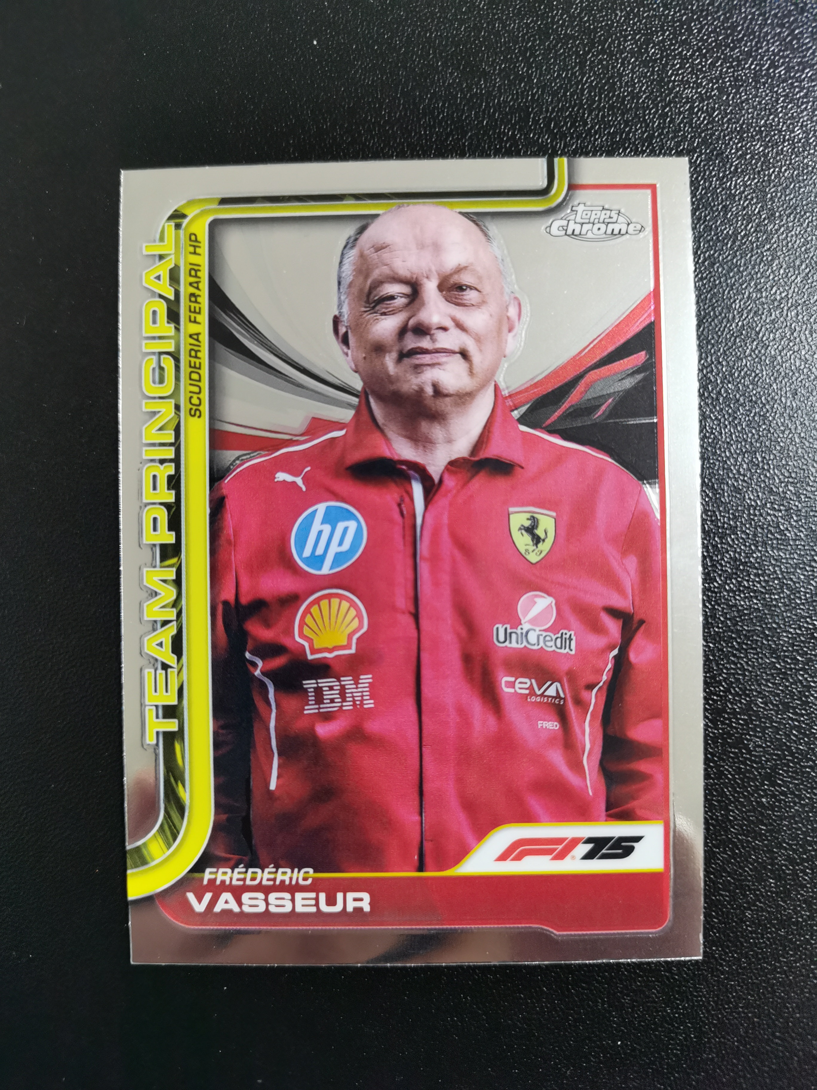 2025 Topps Chrome Frederic Vasseur 瓦塞尔 法拉利车队 F1 收藏凑套 卡品如图 免费代拍（LDD）