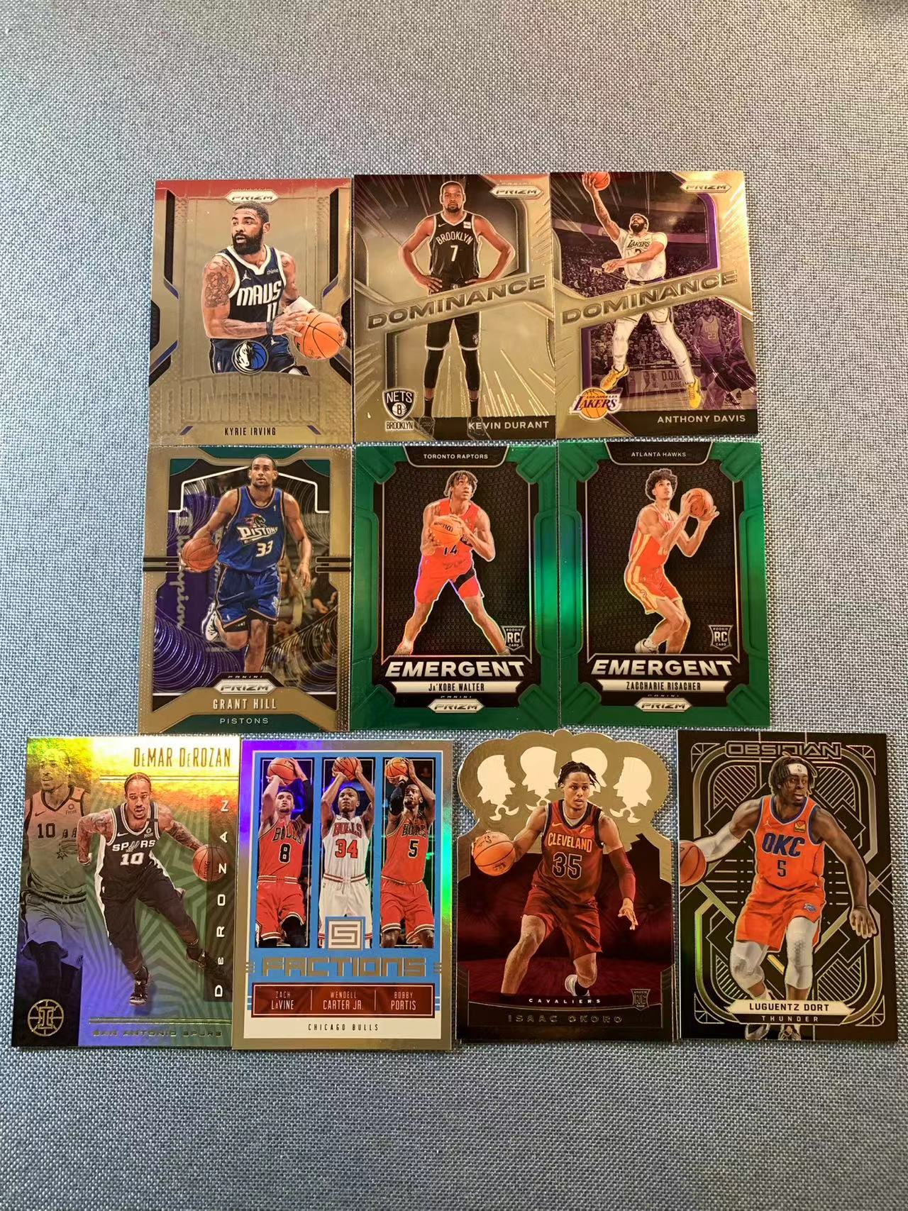 (詹叔代拍)2024-25 Panini PRIZM BLACK Ja'Kobe Walter 猛龙 贾科比 沃尔特 新秀 奥科罗 杜兰特 德罗赞等 打包 顺丰寄付 i3