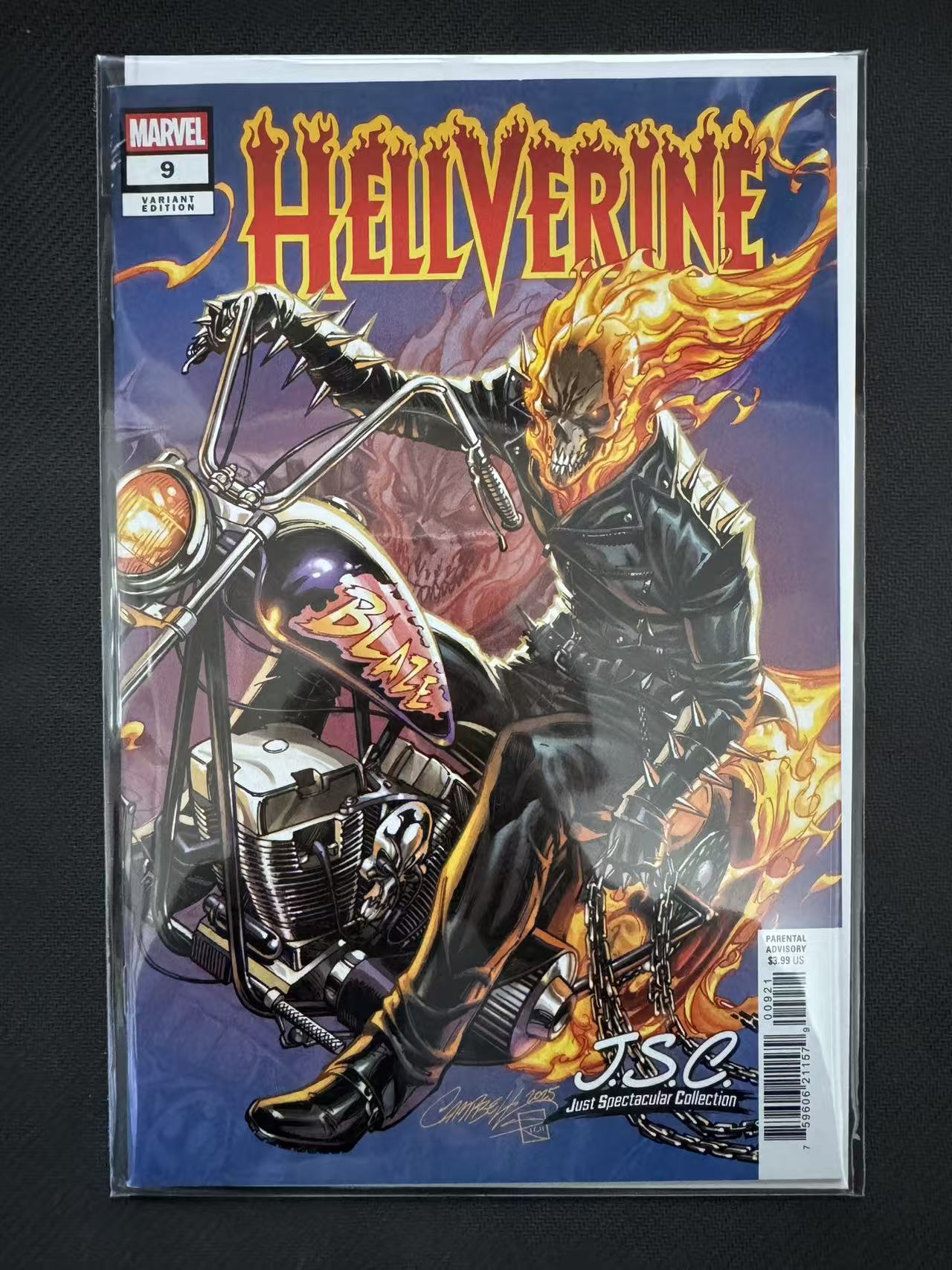 2025 Marvel 美漫 期刊杂志 恶灵骑士 坎贝尔 官方漫画 美漫期刊 杂志书刊 变体、贸易、小标 带膜带背板