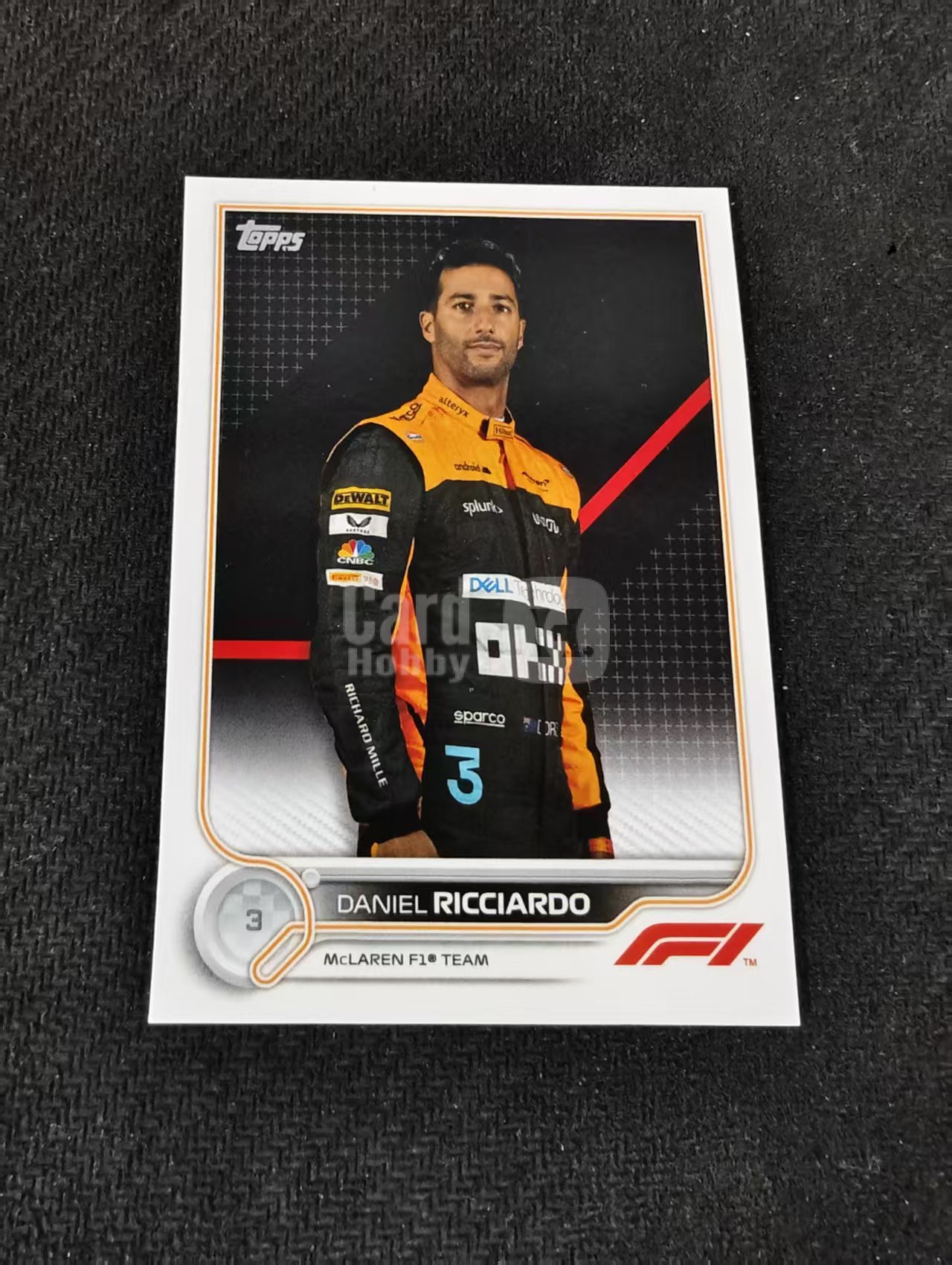 2022 Topps Chrome F1 Daniel Ricciardo 丹尼尔 里卡多 迈凯伦车队 划痕 边角瑕疵 @37