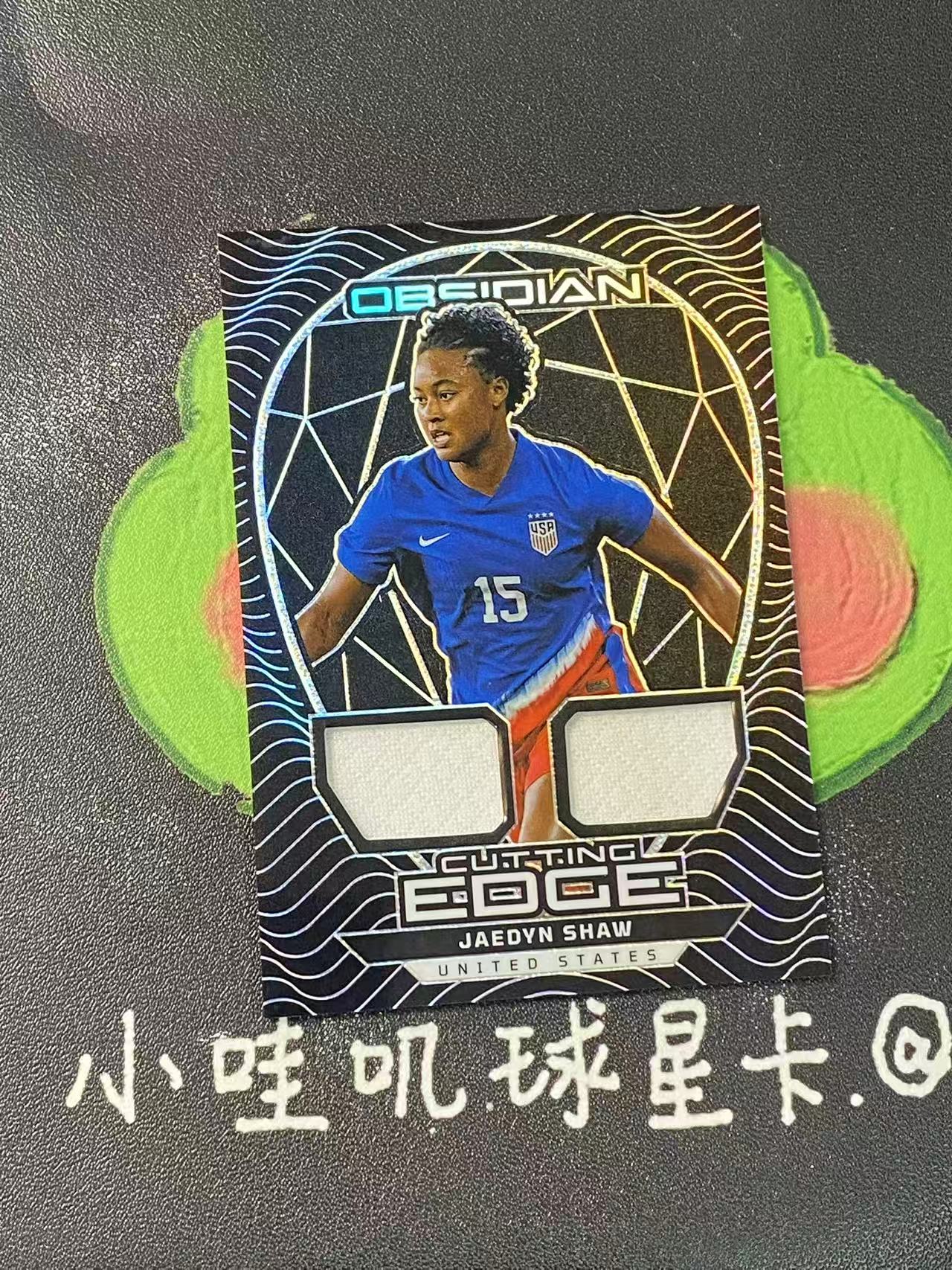 2023-24 Panini Obsidian Jaedyn Shaw 黑曜石 美国 女足 杰丁肖 199编 双窗物料 球衣 微瑕如图【ZYP代拍】暴暴