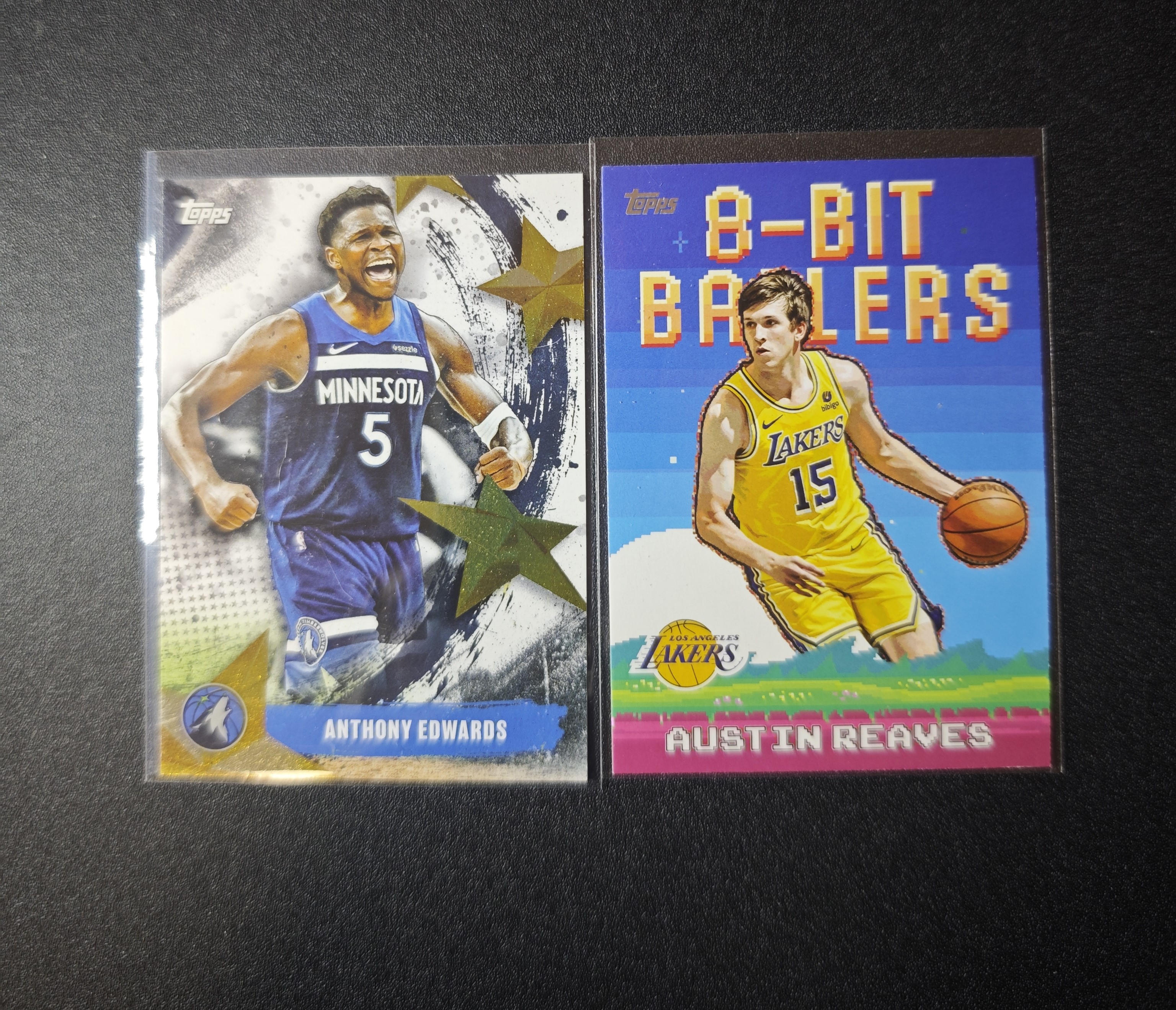 lot 2张 安东尼 爱德华兹 奥斯汀 里弗斯 特卡 不保卡品 91代拍