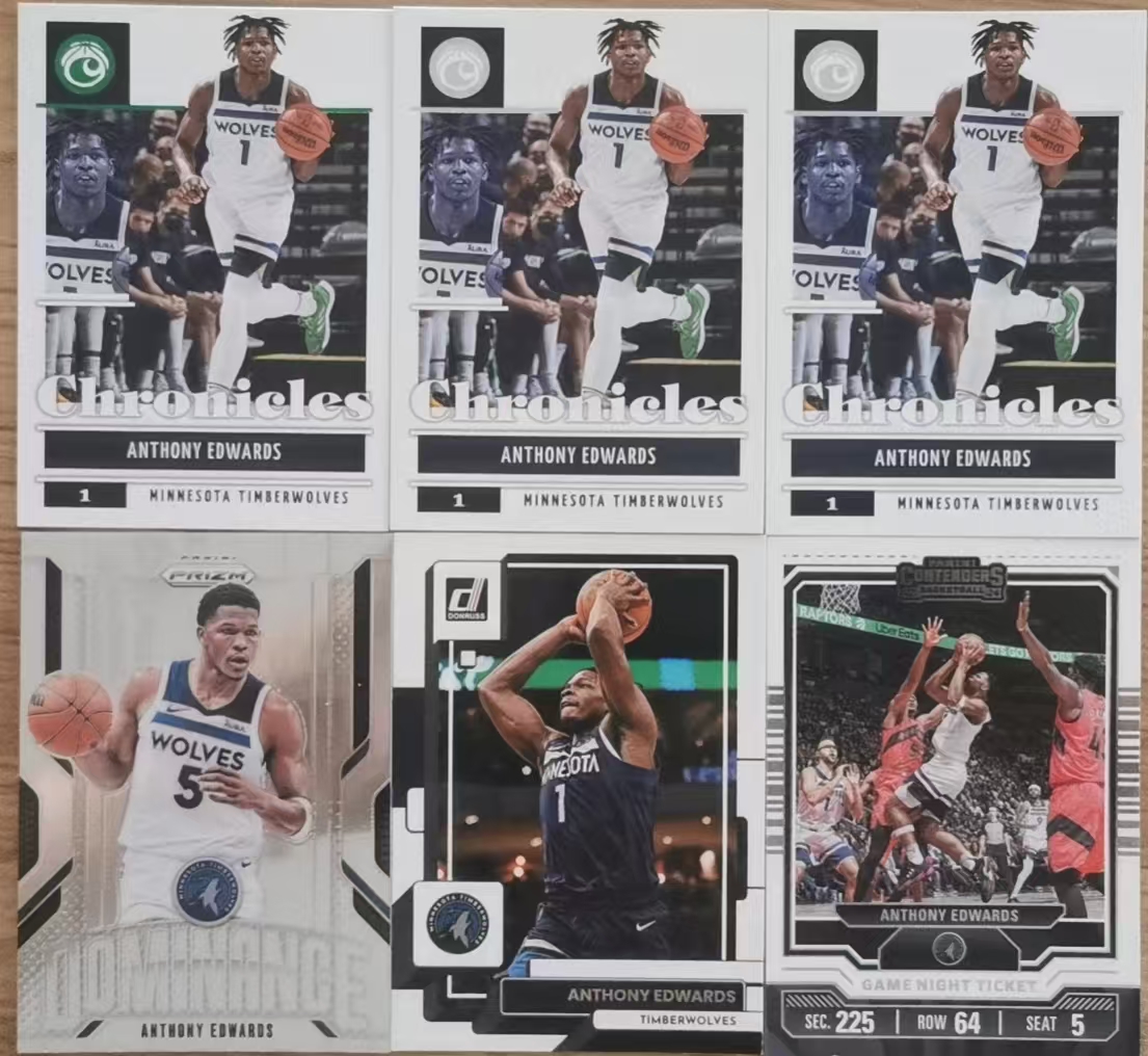 Prizm 球票 编年史 杜蕾斯 安东尼 爱德华兹 华子 狼王 森林狼 base 凑套