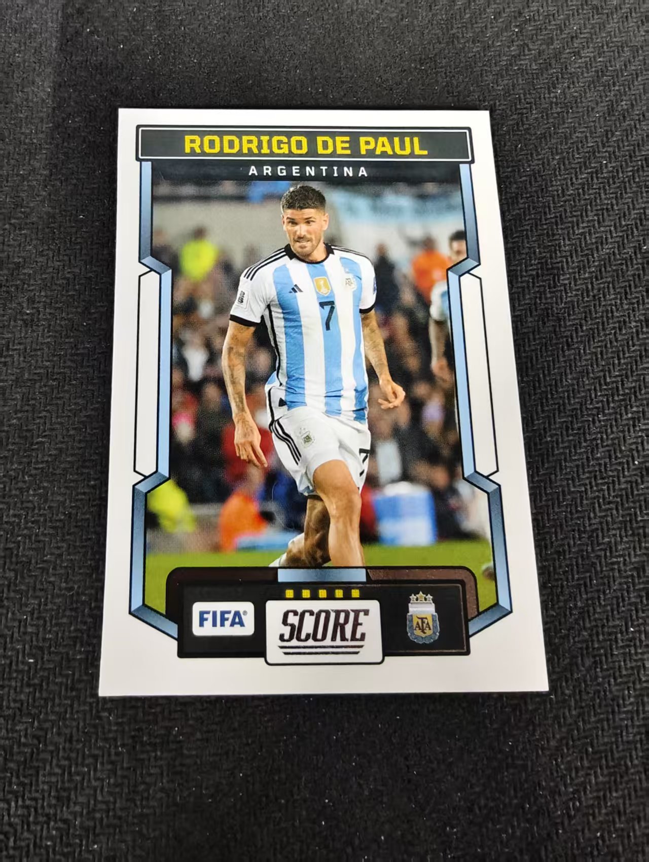 【可合并,不累计】2023-24 Panini Score rodrigo de paul 罗德里戈 德保罗 阿根廷 FIFA 划痕 边角瑕疵 #9