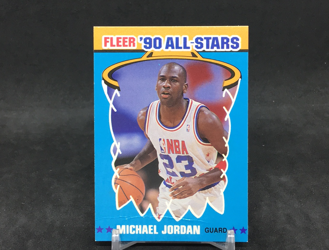 【DC拍卖】11.16 小科比 FLEER 全明星特卡 名人堂传奇巨星 公牛王朝核心领袖 NBA历史第一人 篮球界GOAT MJ 飞人 迈克尔 乔丹(瑕疵)