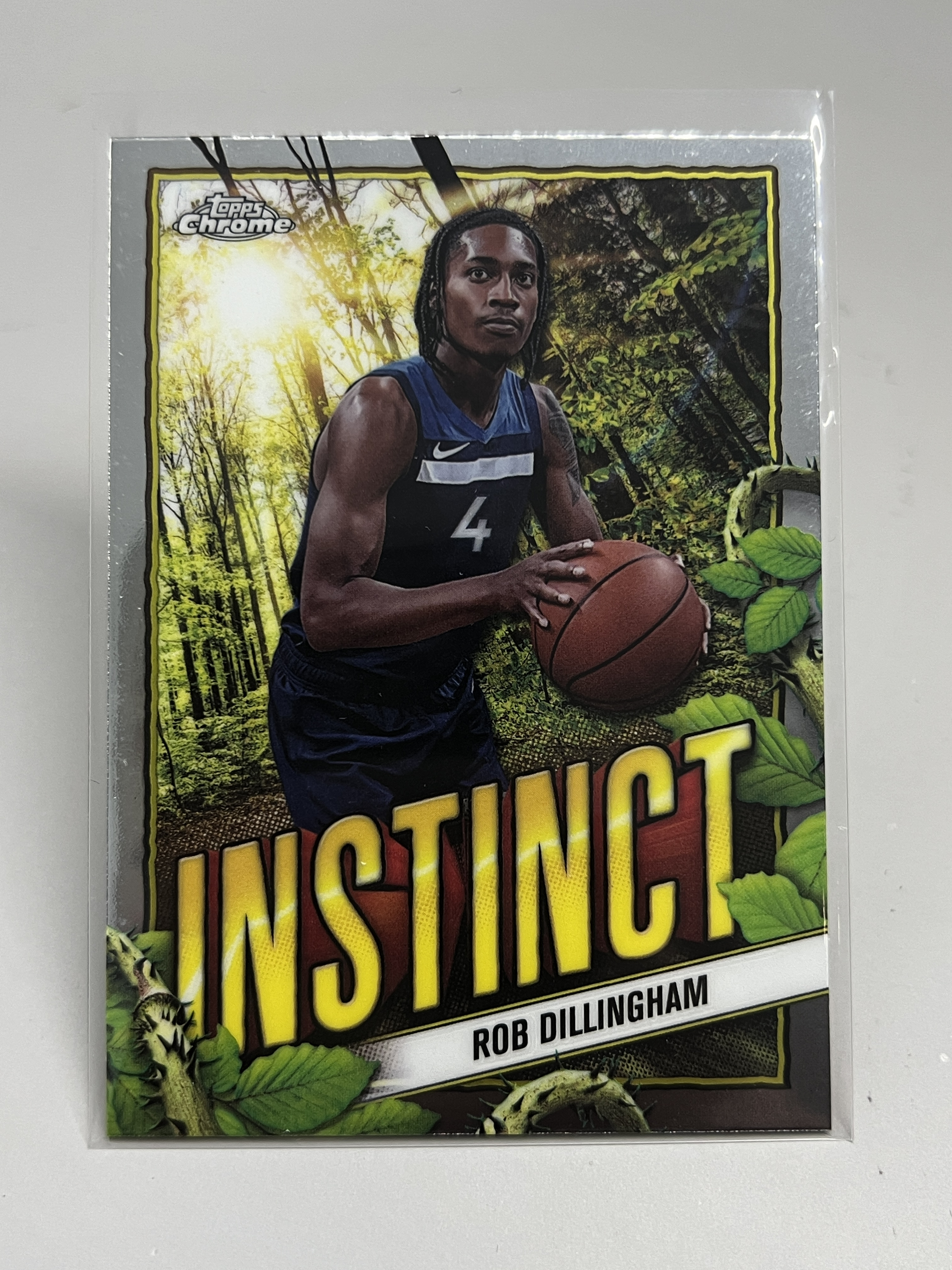 2025 Topps Chrome Rob Dillingham【挂机拍卖】罗布·迪林厄姆 森林狼 INSTINCT 特卡 #30 收藏 凑套 卡品如图