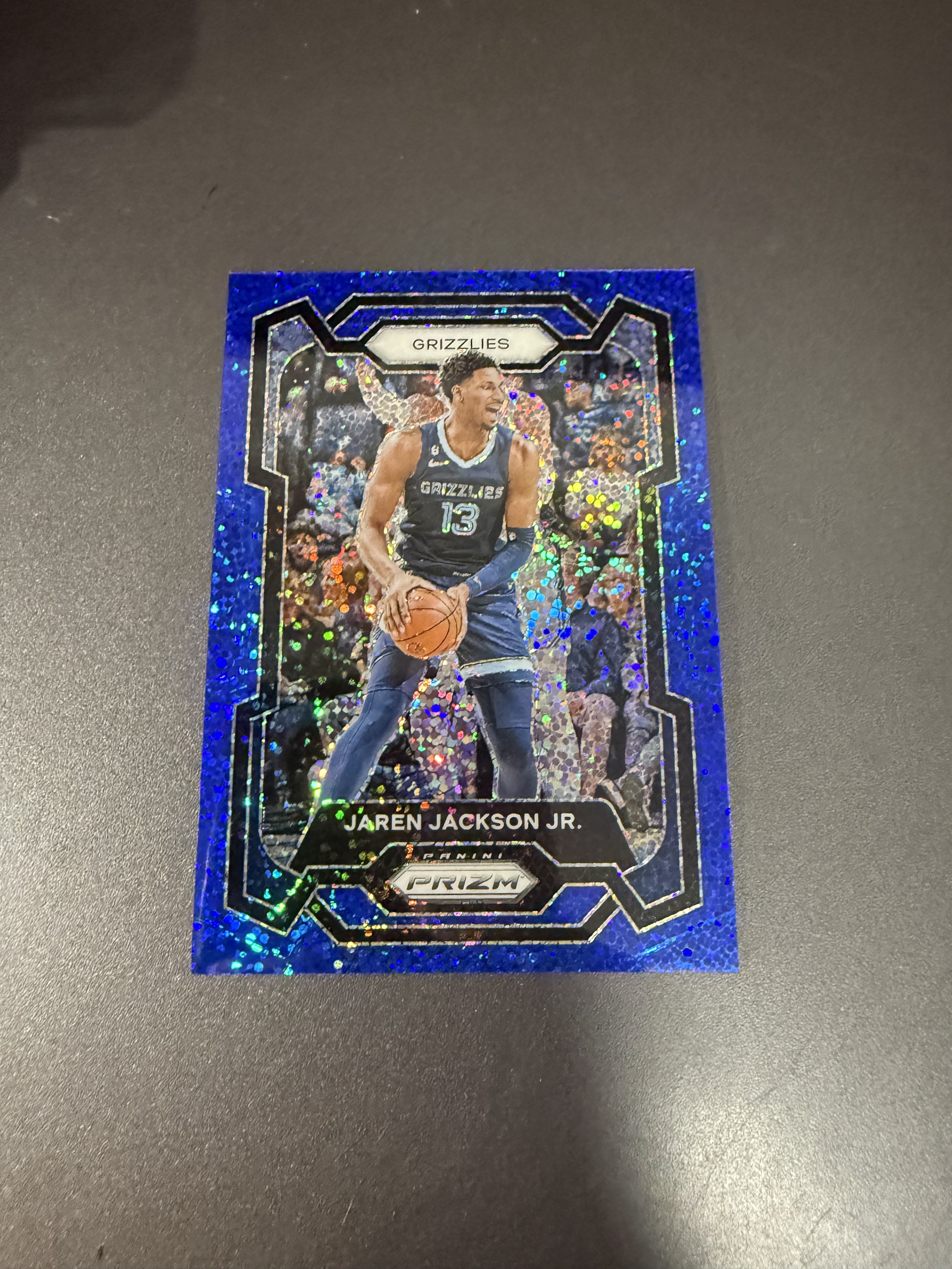 2023-24 Panini Prizm Jaren Jackson Jr. 杰伦 杰克逊 蓝闪折 144编 w