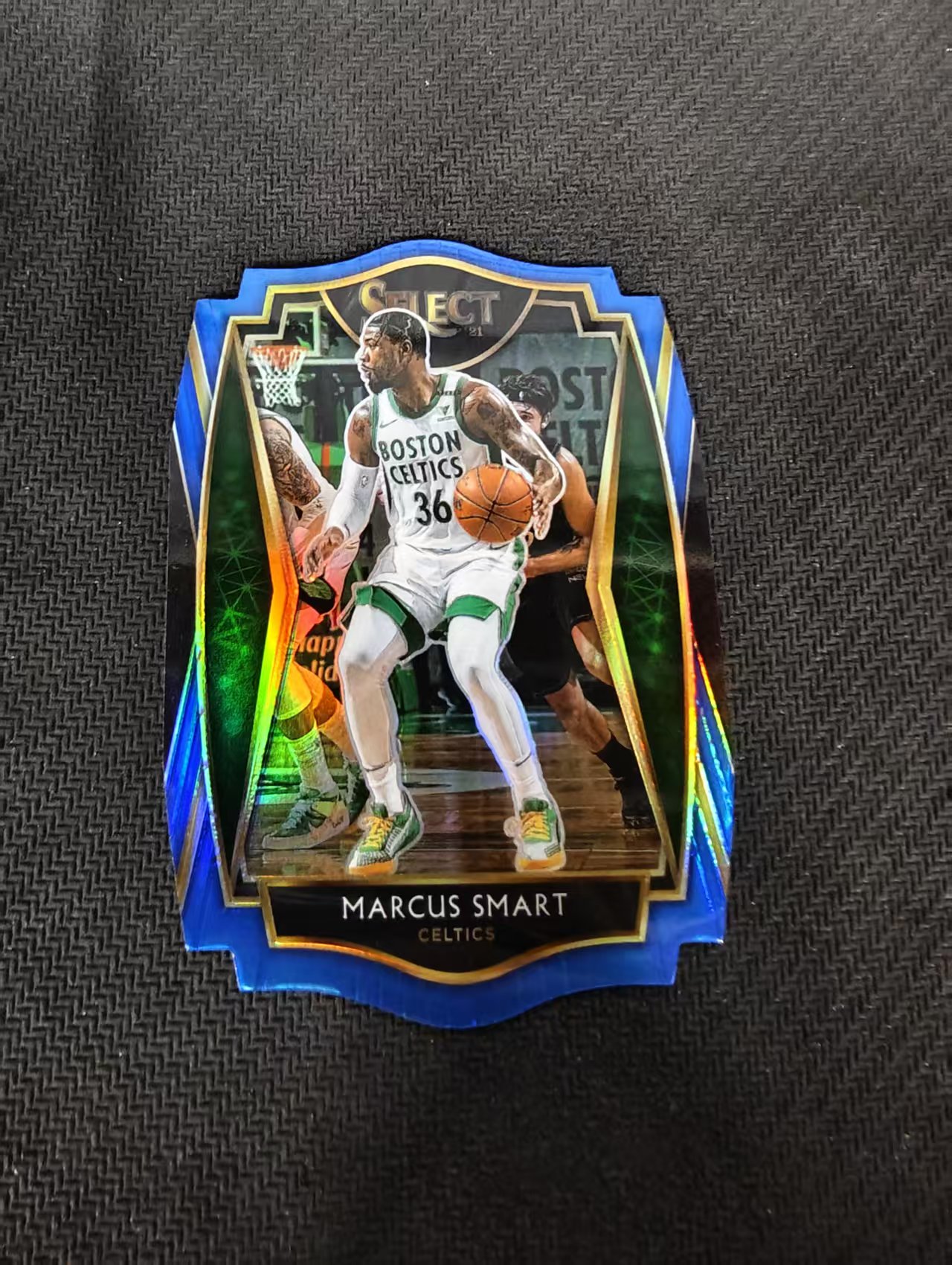 【汽水拍卖】2020-21 Panini Select Marcus Smart 马库斯 斯玛特 凯尔特人 异形 蓝折 249编 微瑕如图