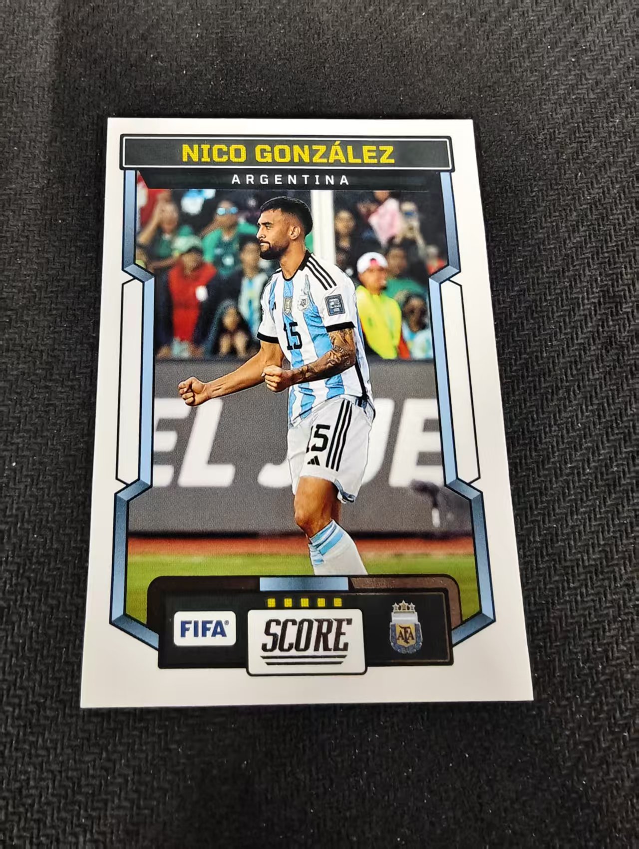 【可合并,不累计】2023-24 Panini Score nico gonzalez 尼古拉斯 冈萨雷斯 阿根廷 FIFA 划痕 边角瑕疵 #7