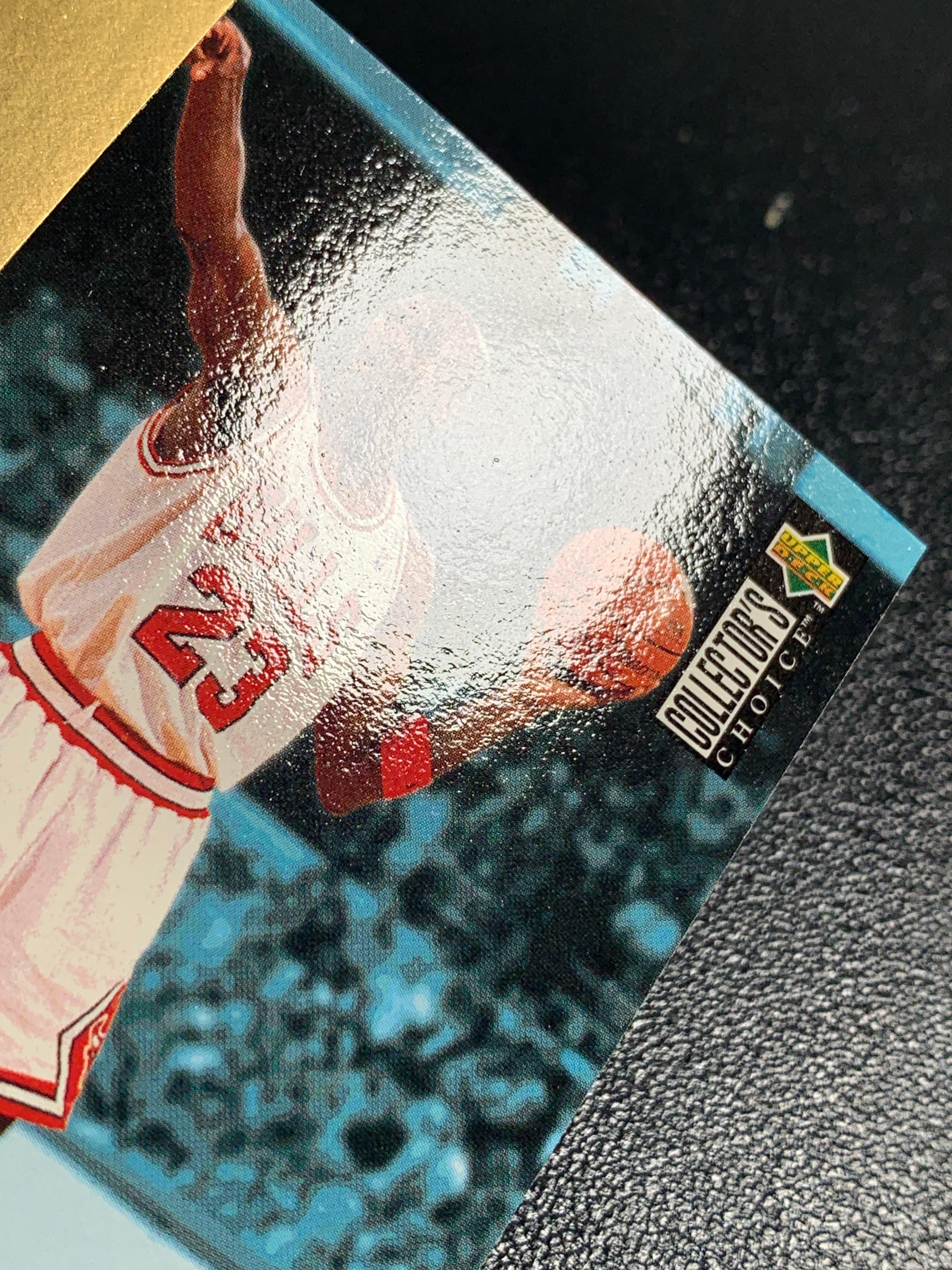 【元宇宙拍卖】张张总219:1996 Upper Deck Collectors Choice Michael Jordan 公牛 迈克尔 乔丹 飞人 篮球之神 Checklist 特卡 经典老卡 瑕疵如图 收藏必备