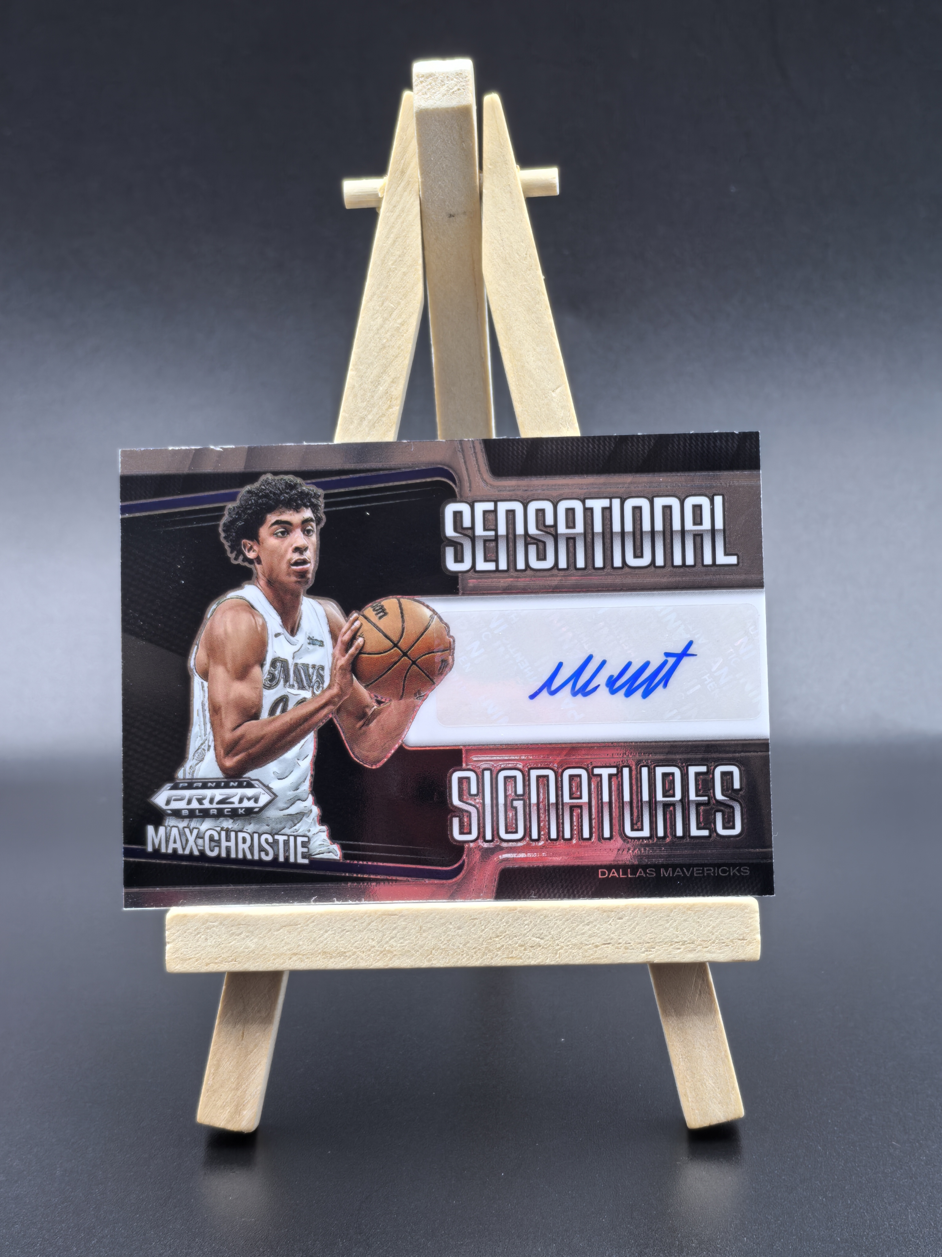 2024-25 Panini Prizm Max Christie 达拉斯独行侠 克里斯蒂 超新星 未来可期 SS签 签字 签名 卡品如图(cy)