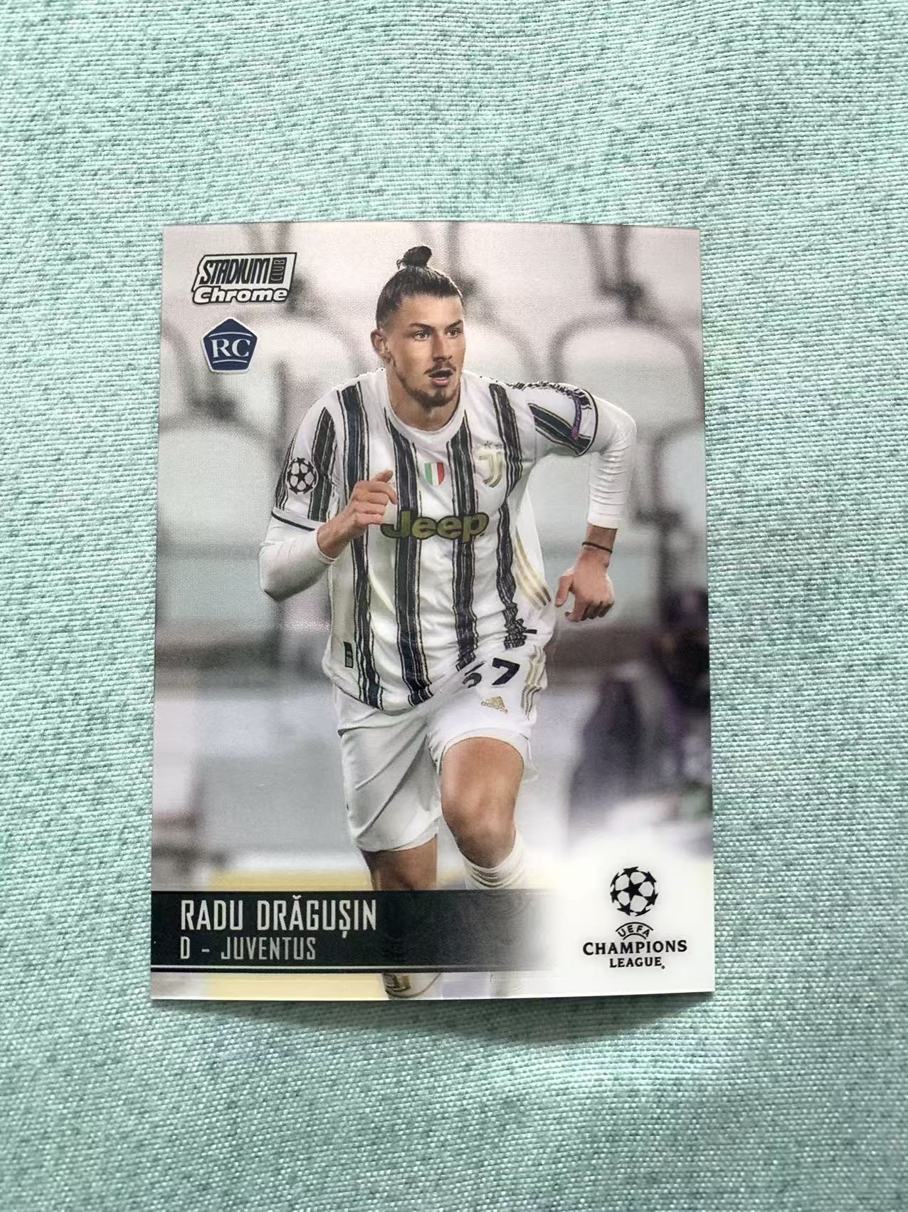 2021 Topps Chrome Radu Dragusin 德拉古辛 RC 尤文图斯 竞技场 欧冠 base 卡品如图 旺旺