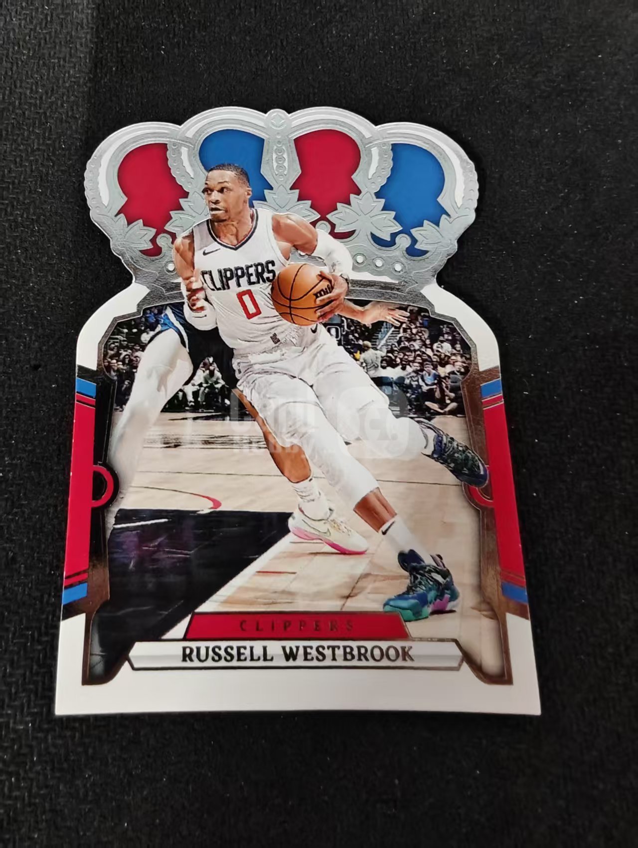 2023-24 panini Crown Royale Russell Westbrook 拉塞尔 威斯布鲁克 威少 快船 皇冠 异形 划痕 边角瑕疵 #29