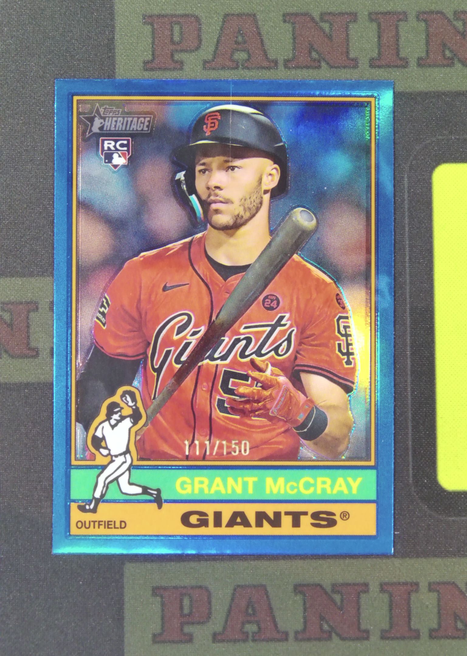2025 Topps Heritage Grant McCray RC Nirvana Project 格兰特 麦克雷 旧金山巨人 新秀 111/150 蓝折 折射 遗产 卡品如图 收藏必备 吴¥