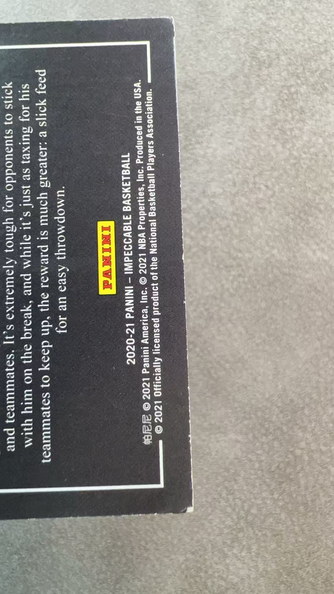 6458【330球星卡实体店代卖】2020-21 帕尼尼 小真金 达龙 福克斯 De'Aaron Fox 国王 实物银块 07/20编 卡品如图 仅顺丰寄付(AP9)