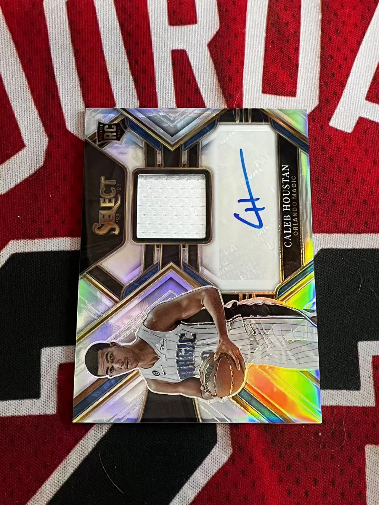 【接寄拍】2022-23 PANINI SELECT 魔术 新秀RC 凯莱布休斯坦 199编 RJA 球衣物料切割签字卡 银折 折射 专收凑套必备【烂臭嘴拍卖】