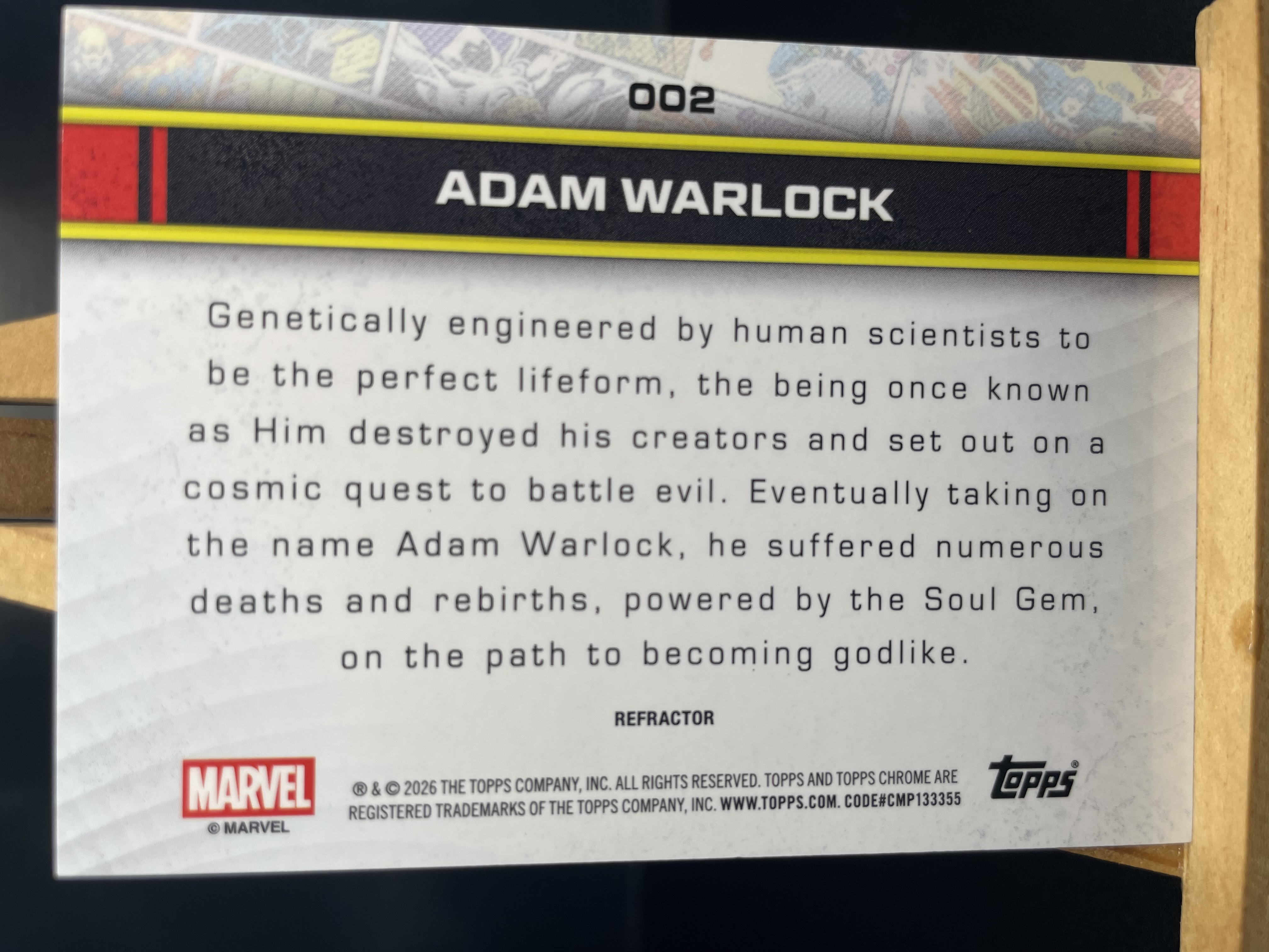 ( C7 ) 2026 TOPPS 漫威 MARVEL 折射 亚当术士 收藏必备 卡品如图! ! !