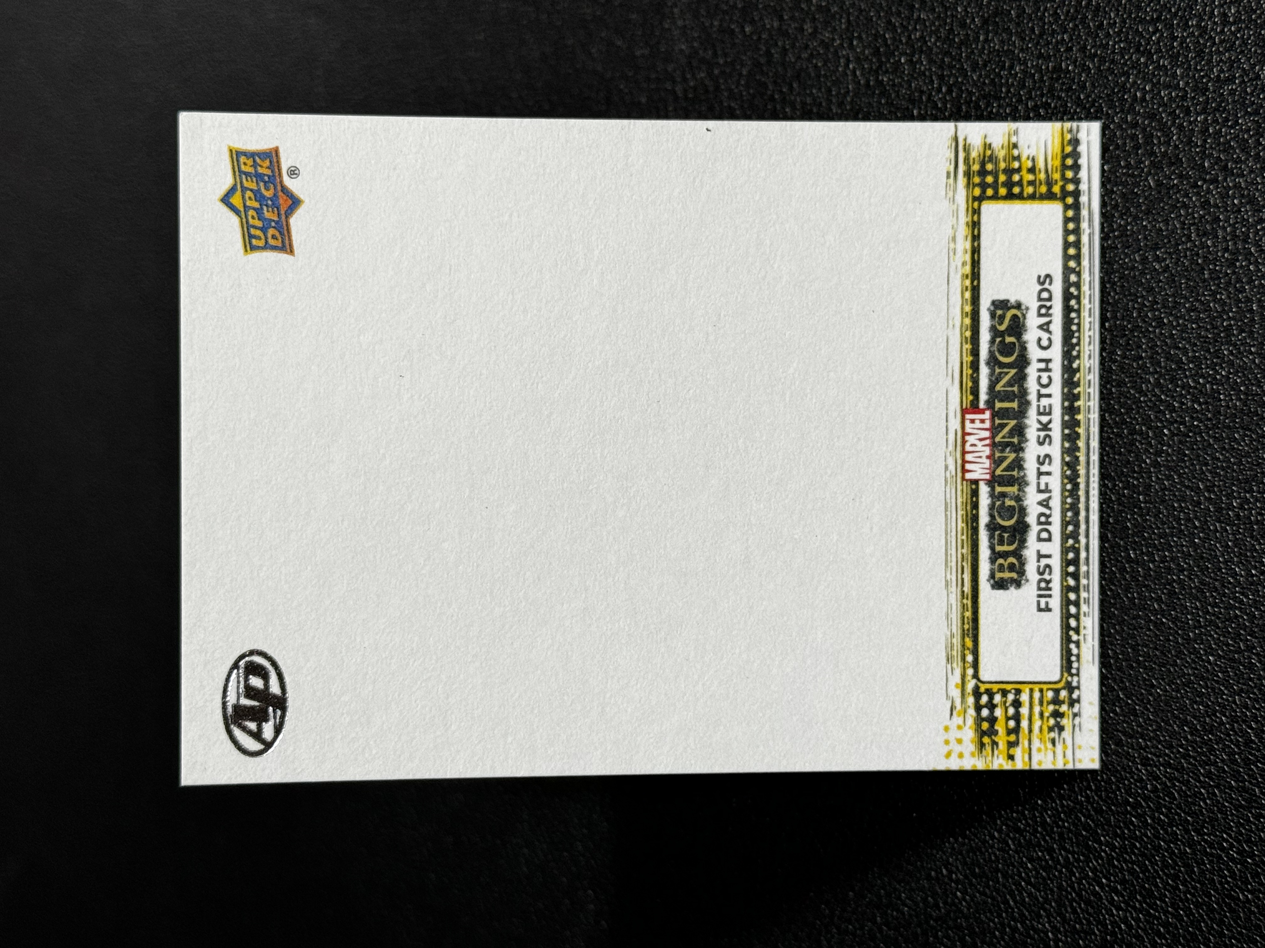 2021 Upper Deck Marvel (MCU) Beginnings UD 漫威 起源 开端 AP 手绘卡 1/1 1OF1 空白底卡 ARTIST SKETCH CARD LWLP