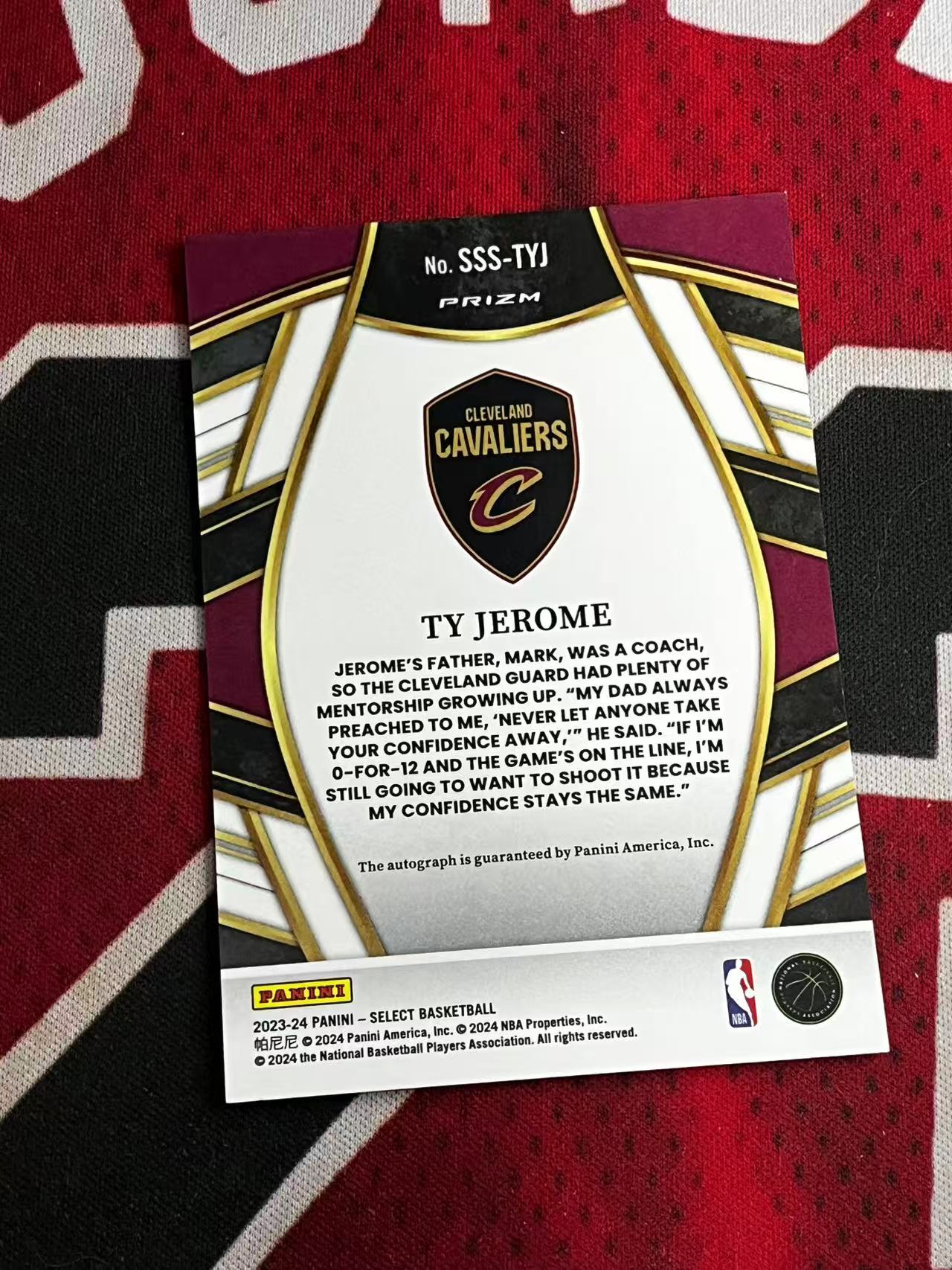 【接寄拍】2023-24 PANINI SELECT 骑士 泰杰罗姆 签字卡 银折 折射 本赛季数据大爆发 专收凑套必备【烂臭嘴拍卖】