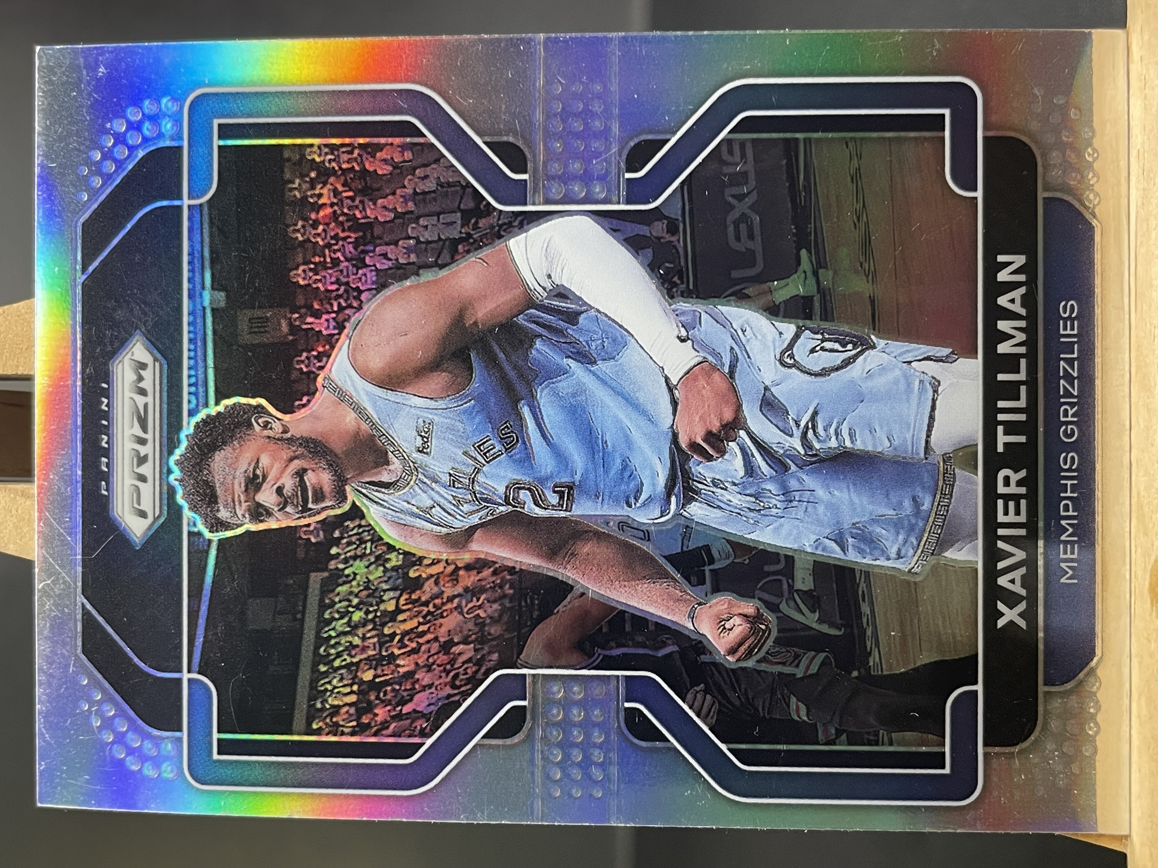 (A1) 2021-22 PANINI PRIZM 银折 泽维尔 蒂尔曼 灰熊  实卡好看 收藏凑套必备 卡品如图 ！！！