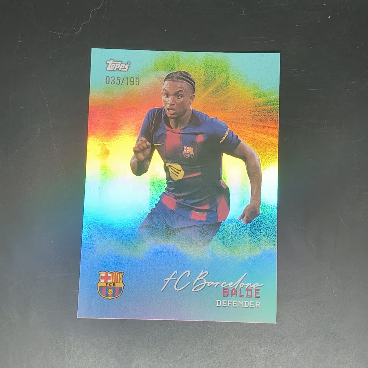 2025 【千禧文化 接代拍】 巴萨队盒 balde 巴萨队盒 亚历杭德罗 巴尔德 199编 绿折 极具收藏价值 未来必涨 微瑕 (Ronaldo )